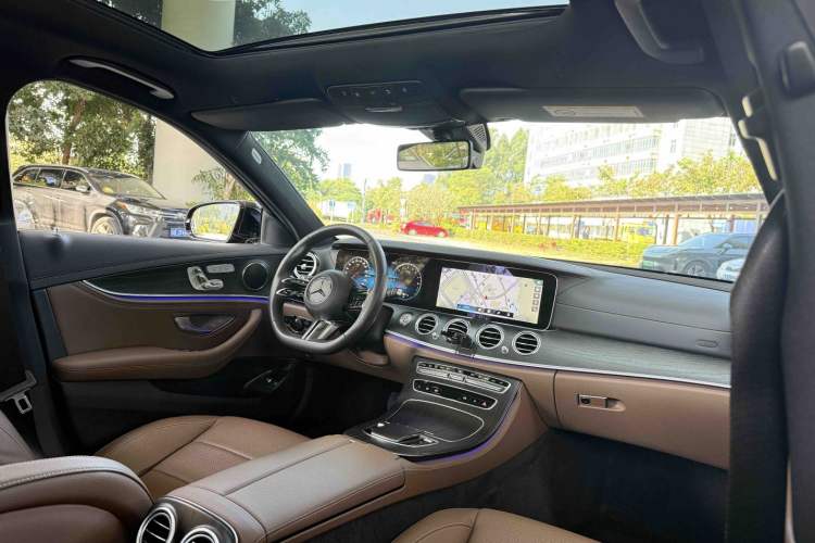 Used Mercedes-Benz E-Class New Energy 2023 E 350 e L Plug-in Hybrid Sports Sedan