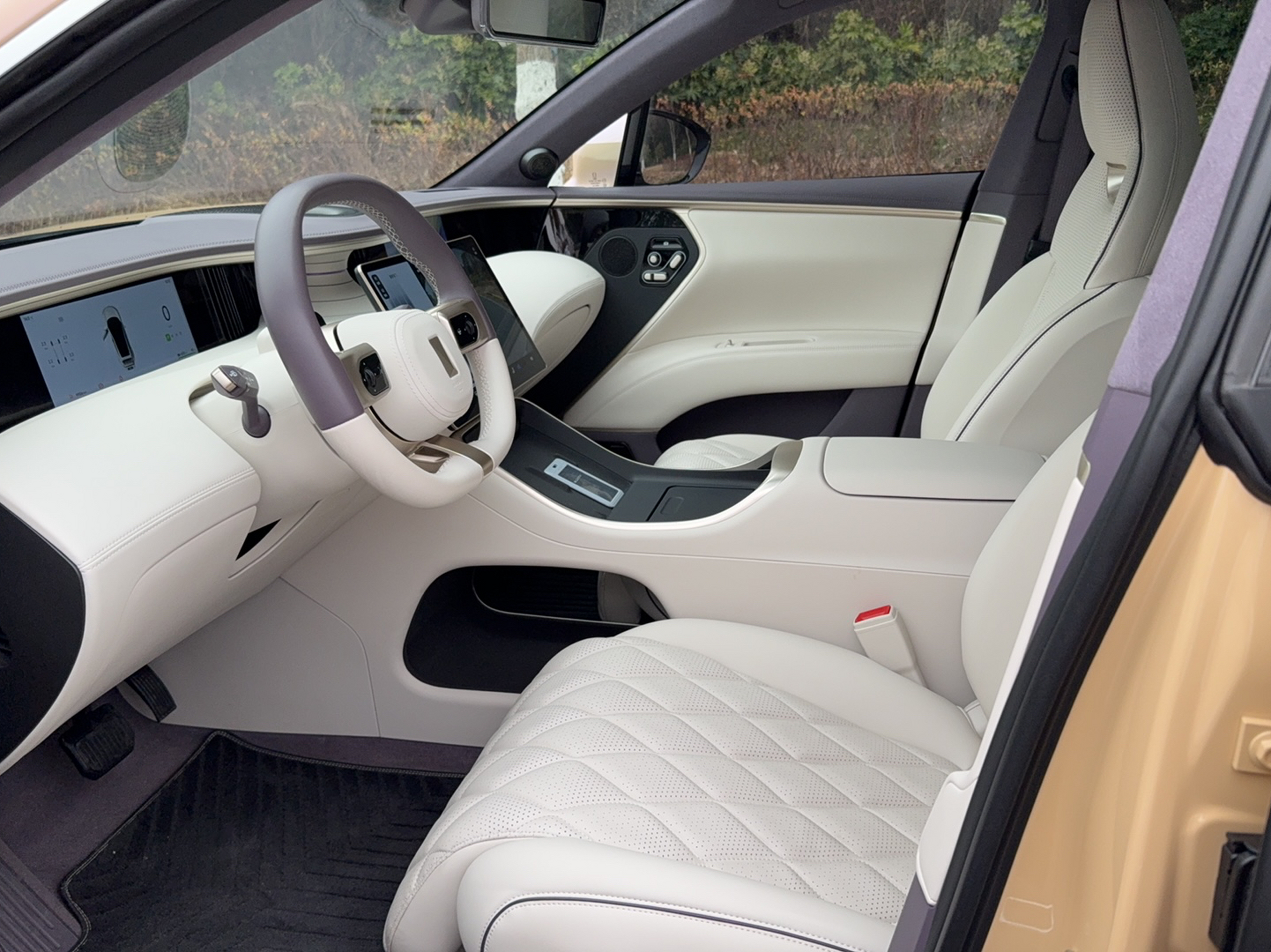 Переднее сиденье в автомобиле