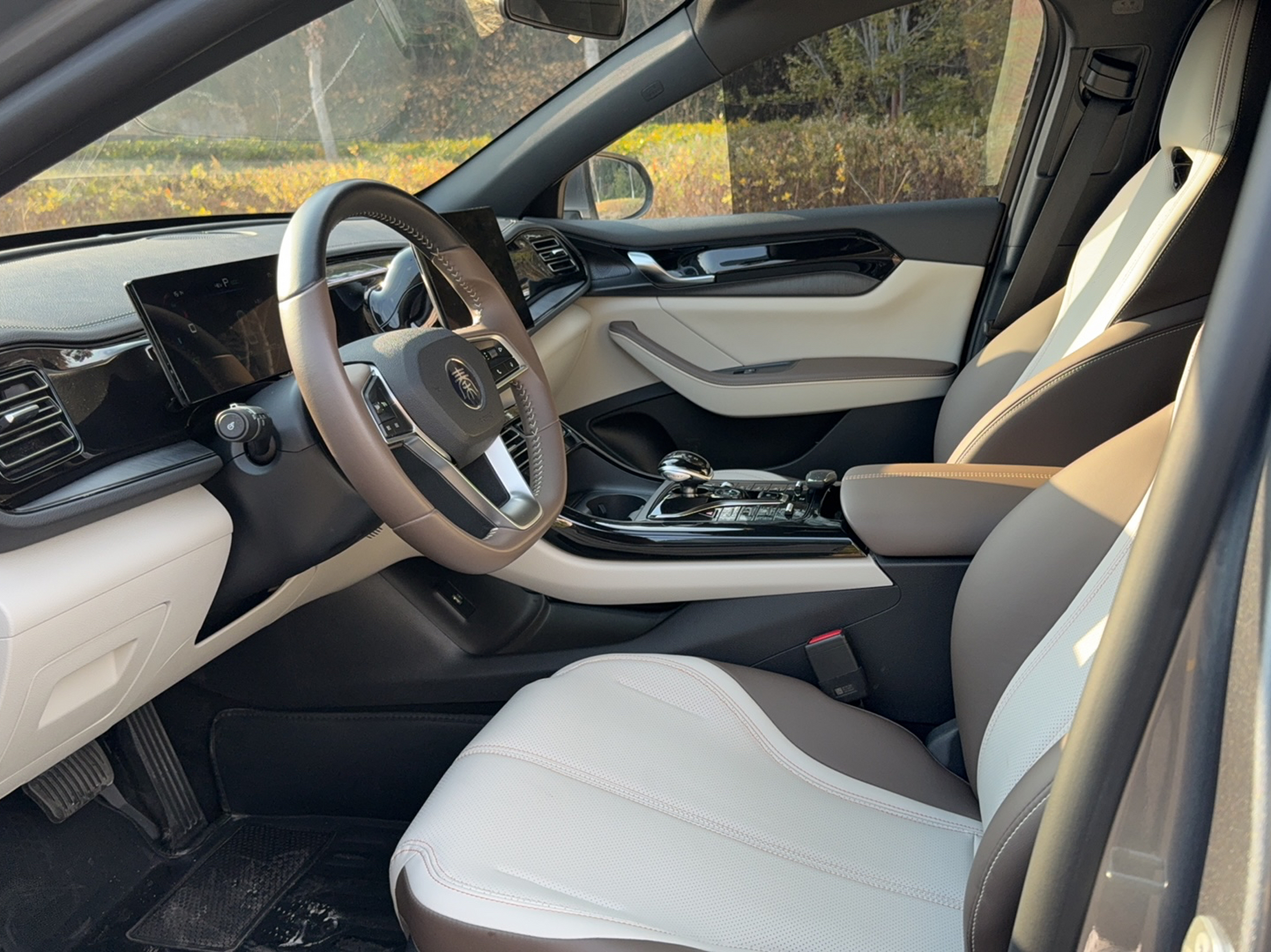 Переднее сиденье в автомобиле