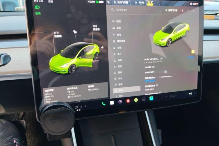 Used Tesla Model 3 2020 Long-Range Rear-Wheel-Drive Version