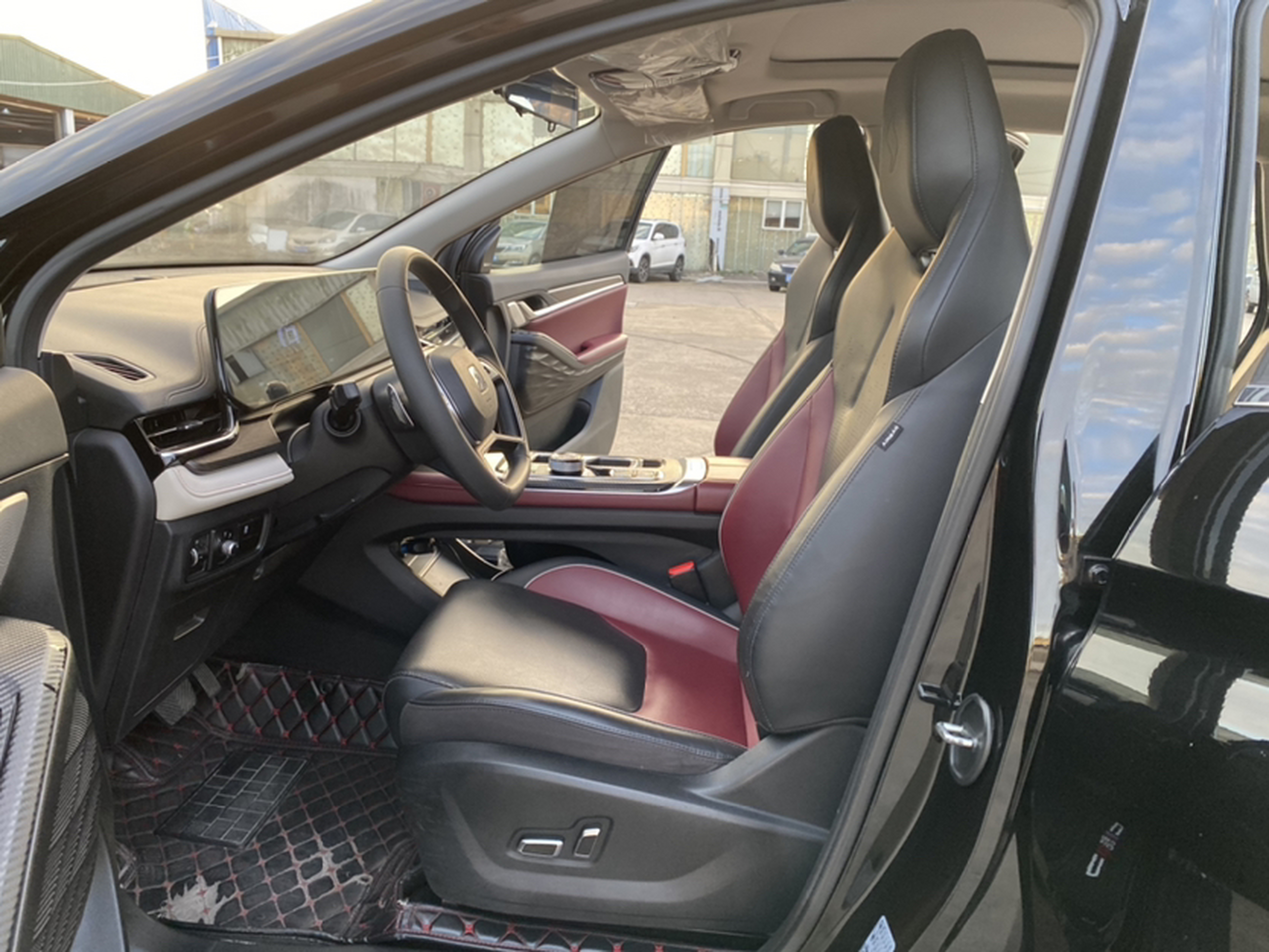 Переднее сиденье в автомобиле