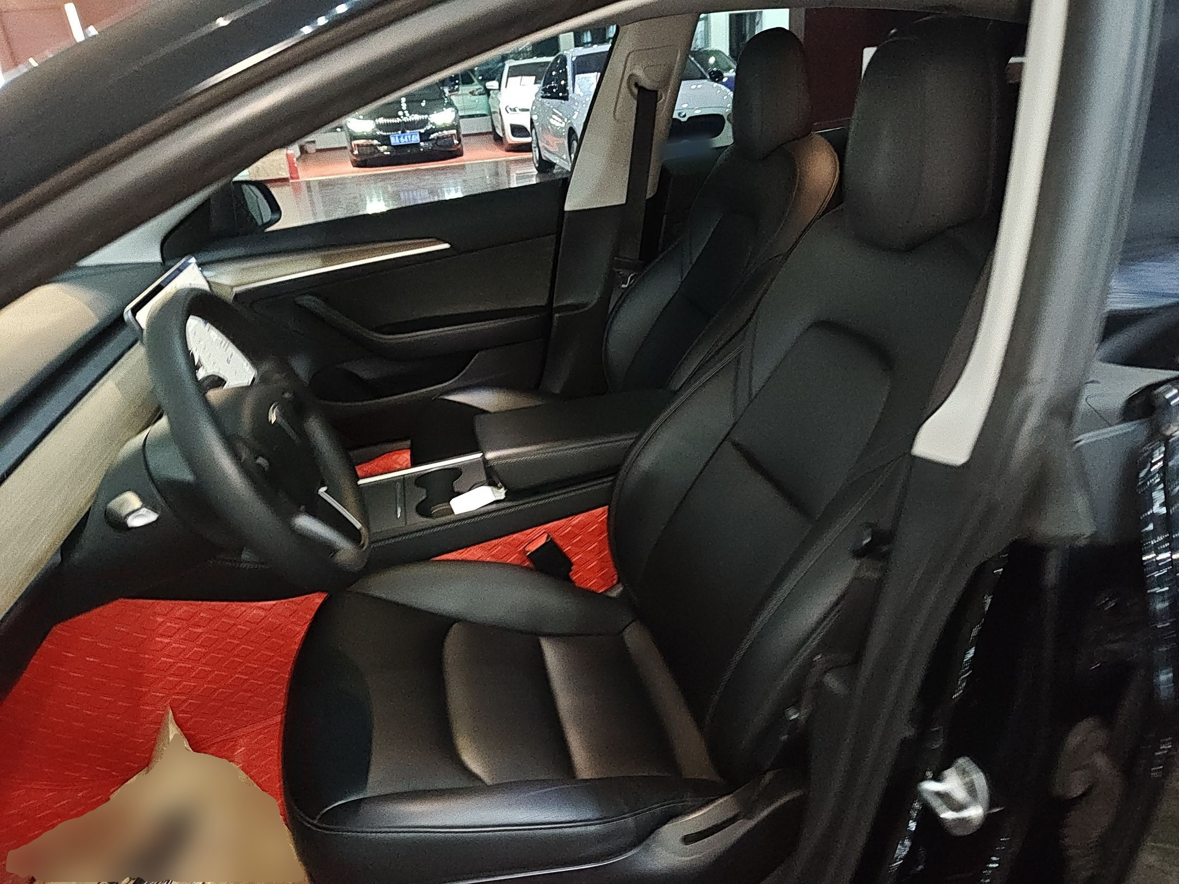 Переднее сиденье в автомобиле