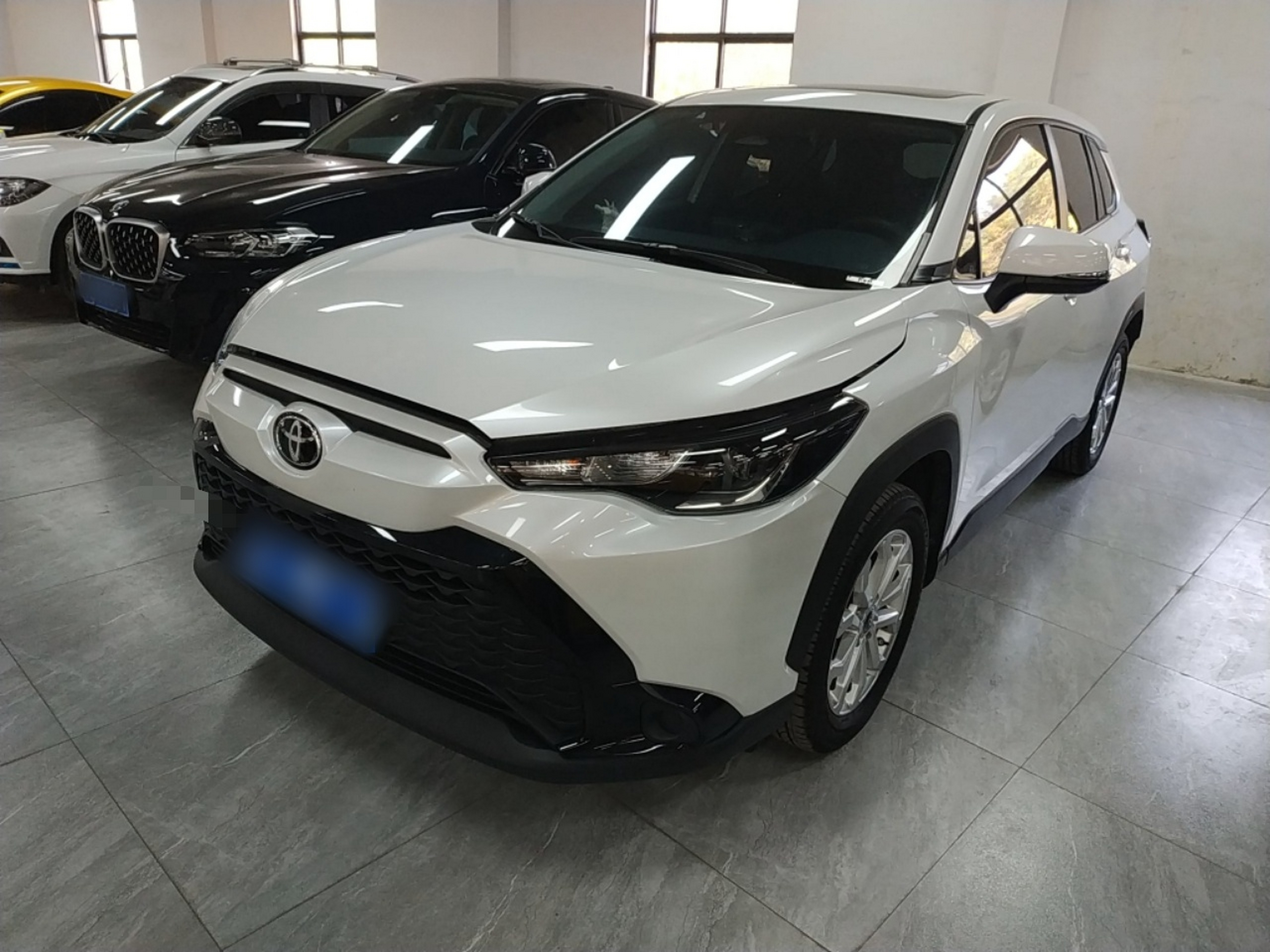 تحت مقدمة السيارة