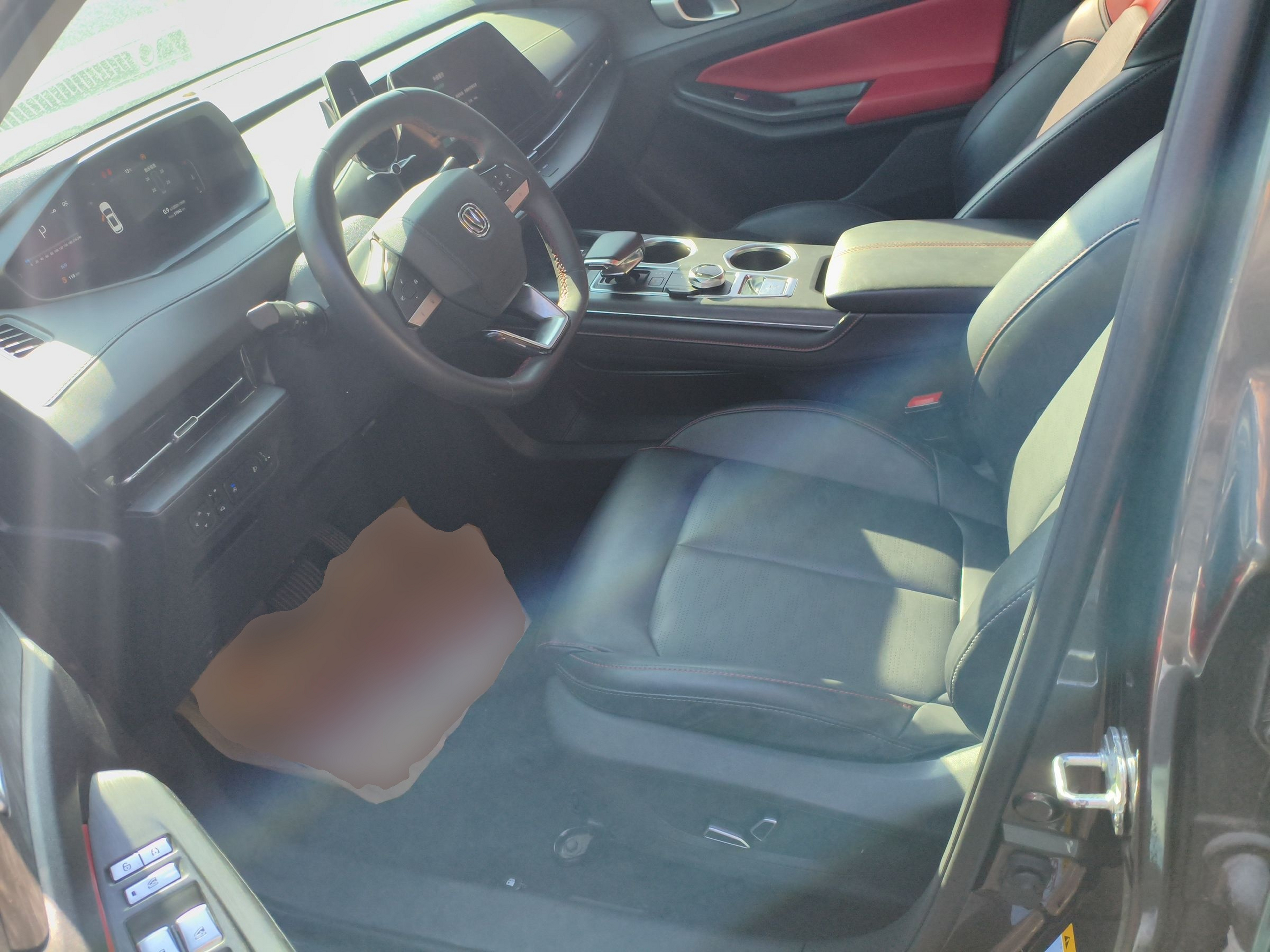 Переднее сиденье в автомобиле