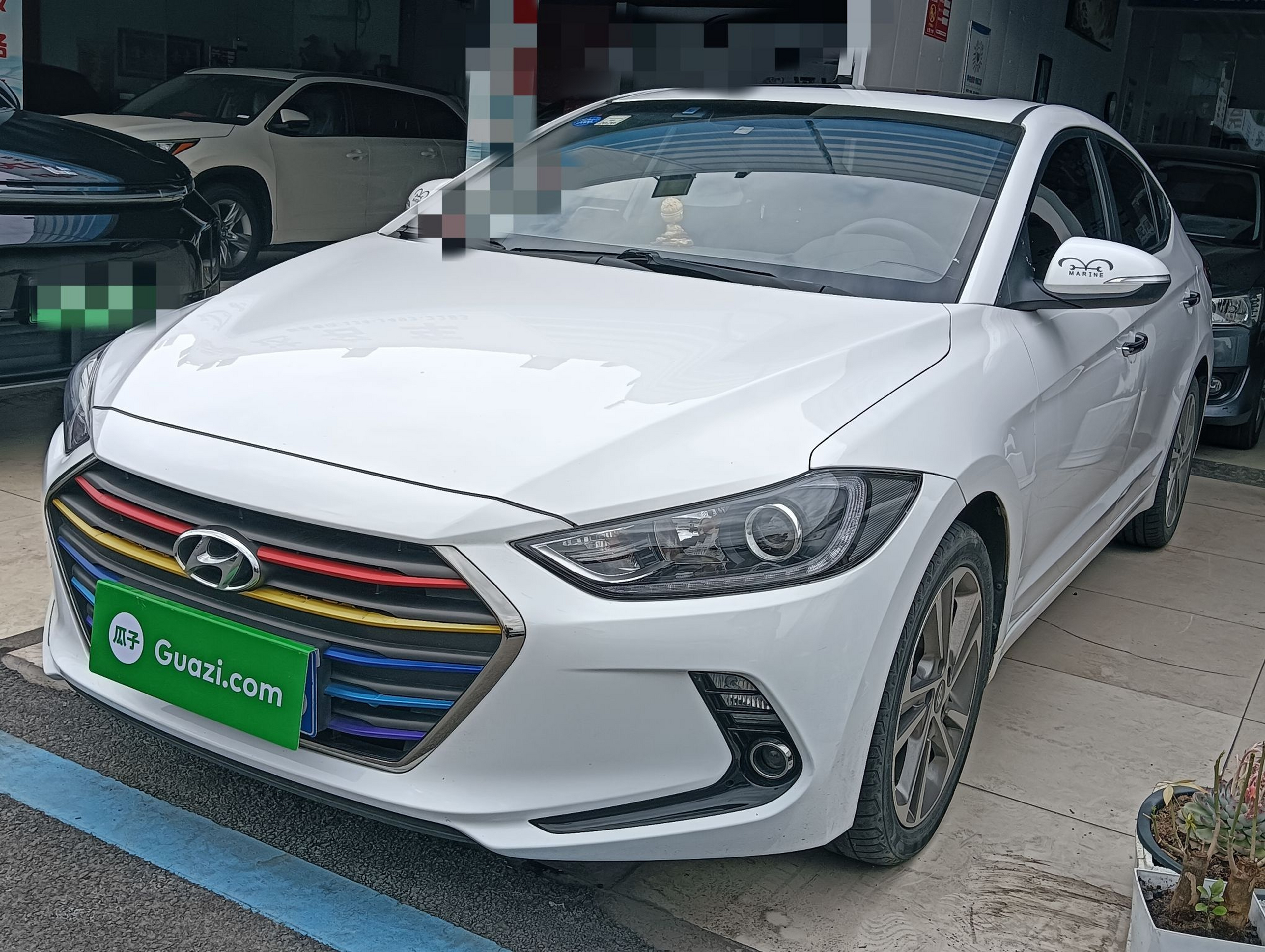 تحت مقدمة السيارة