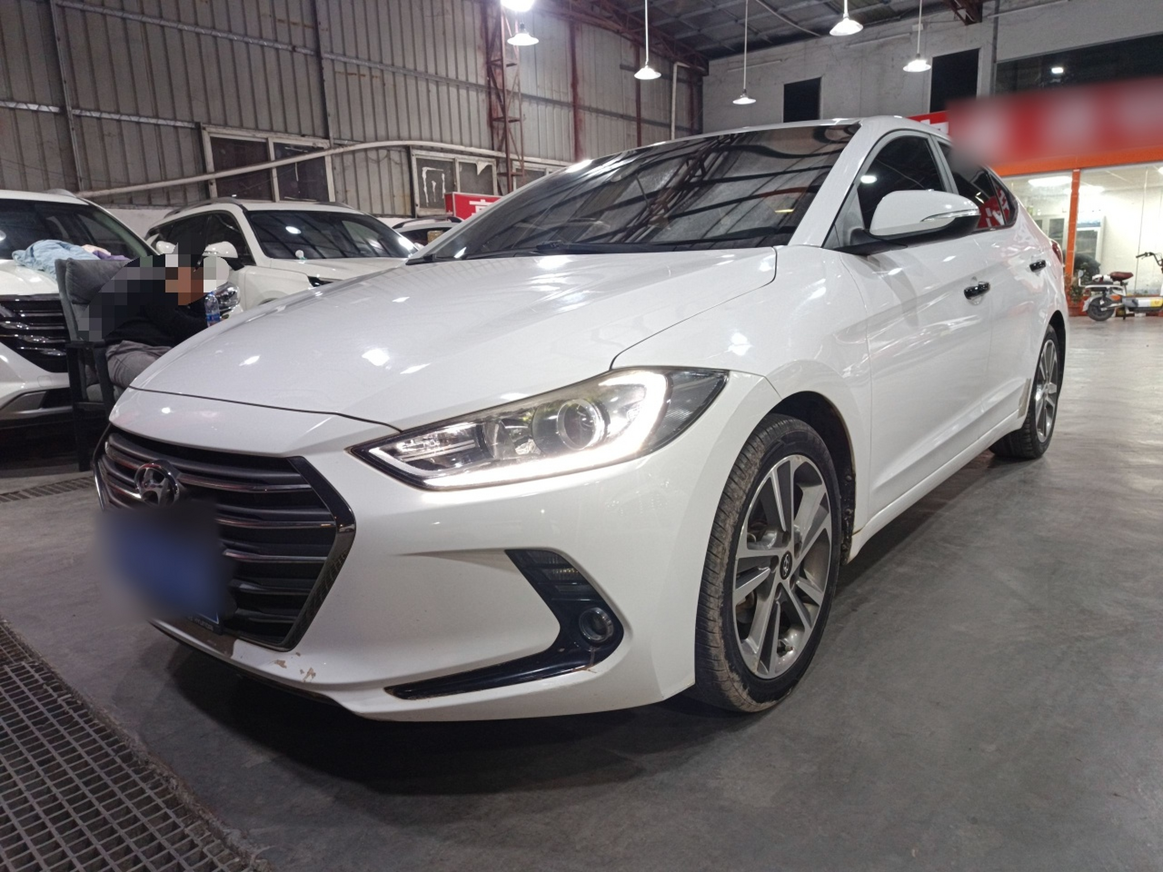 تحت مقدمة السيارة