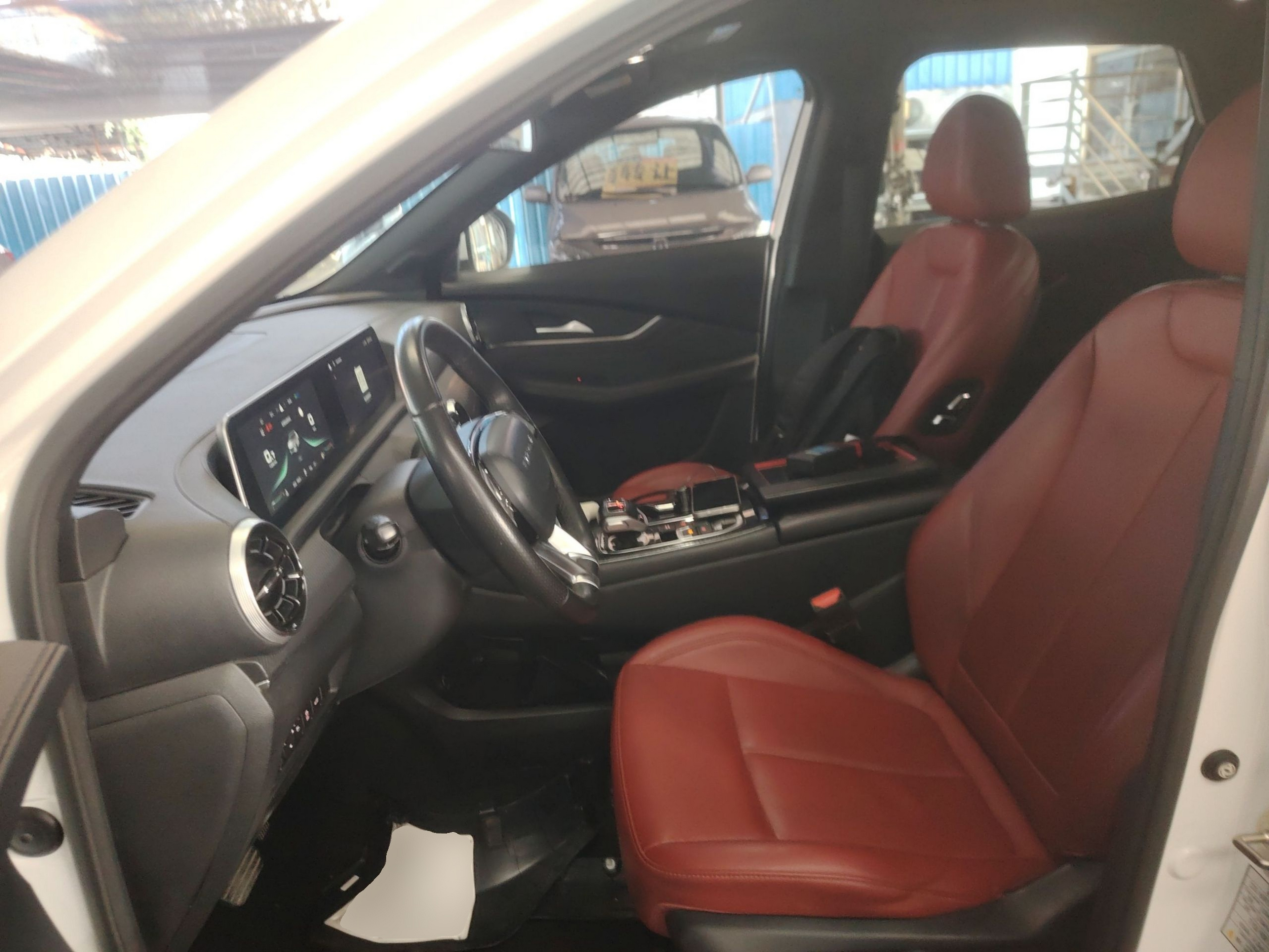 Переднее сиденье в автомобиле