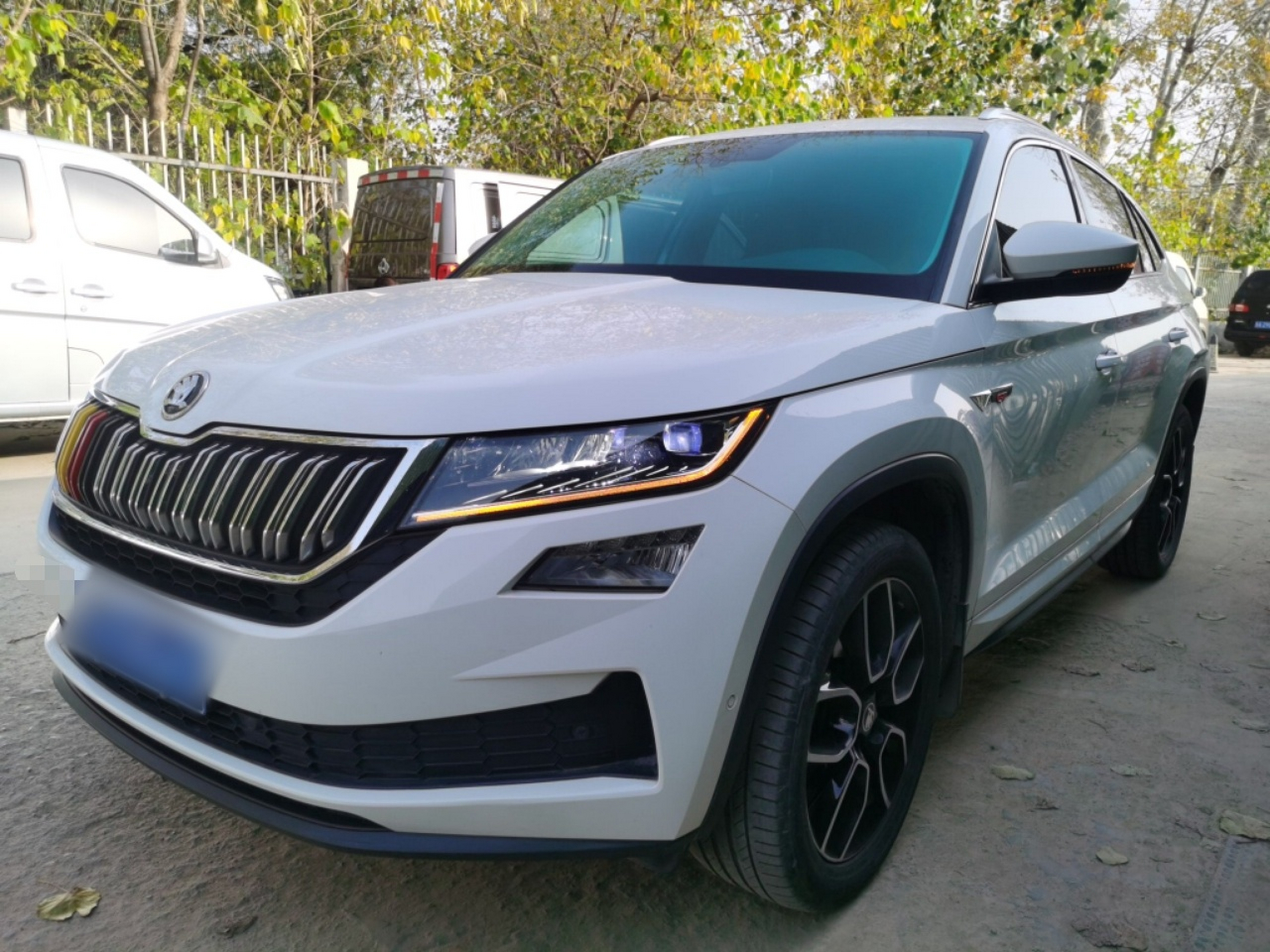 تحت مقدمة السيارة