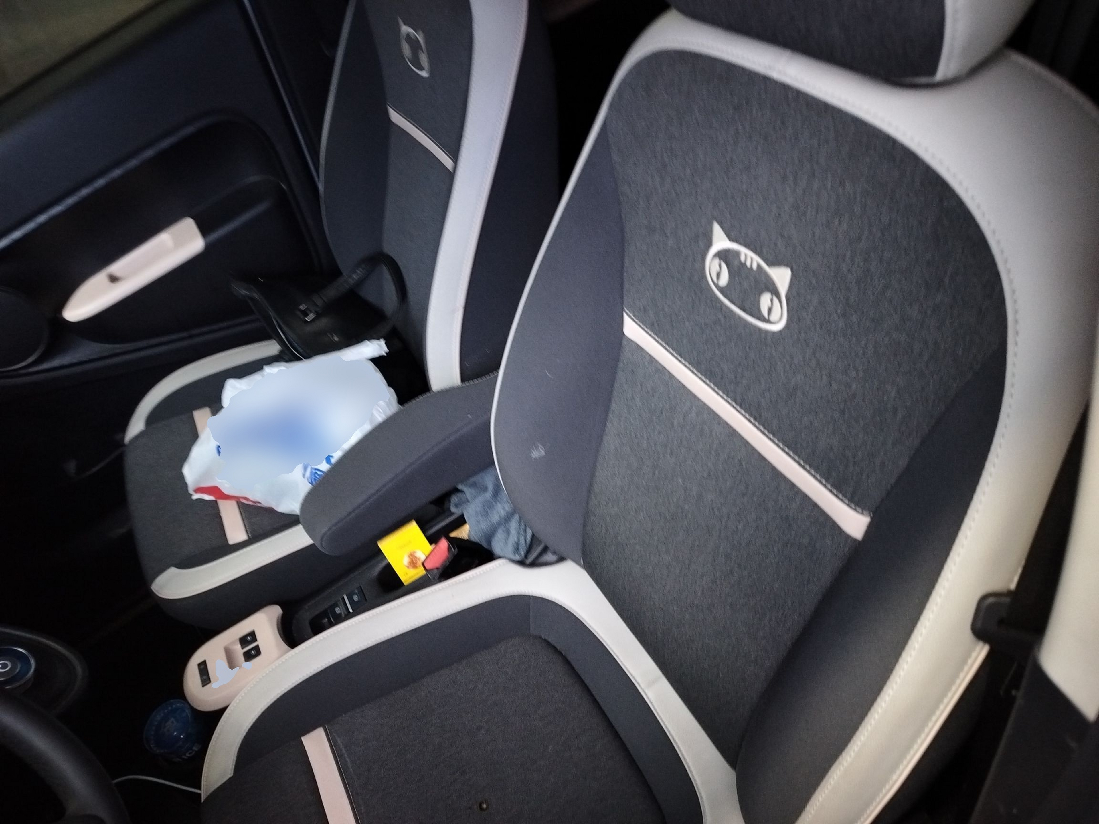 Переднее сиденье в автомобиле