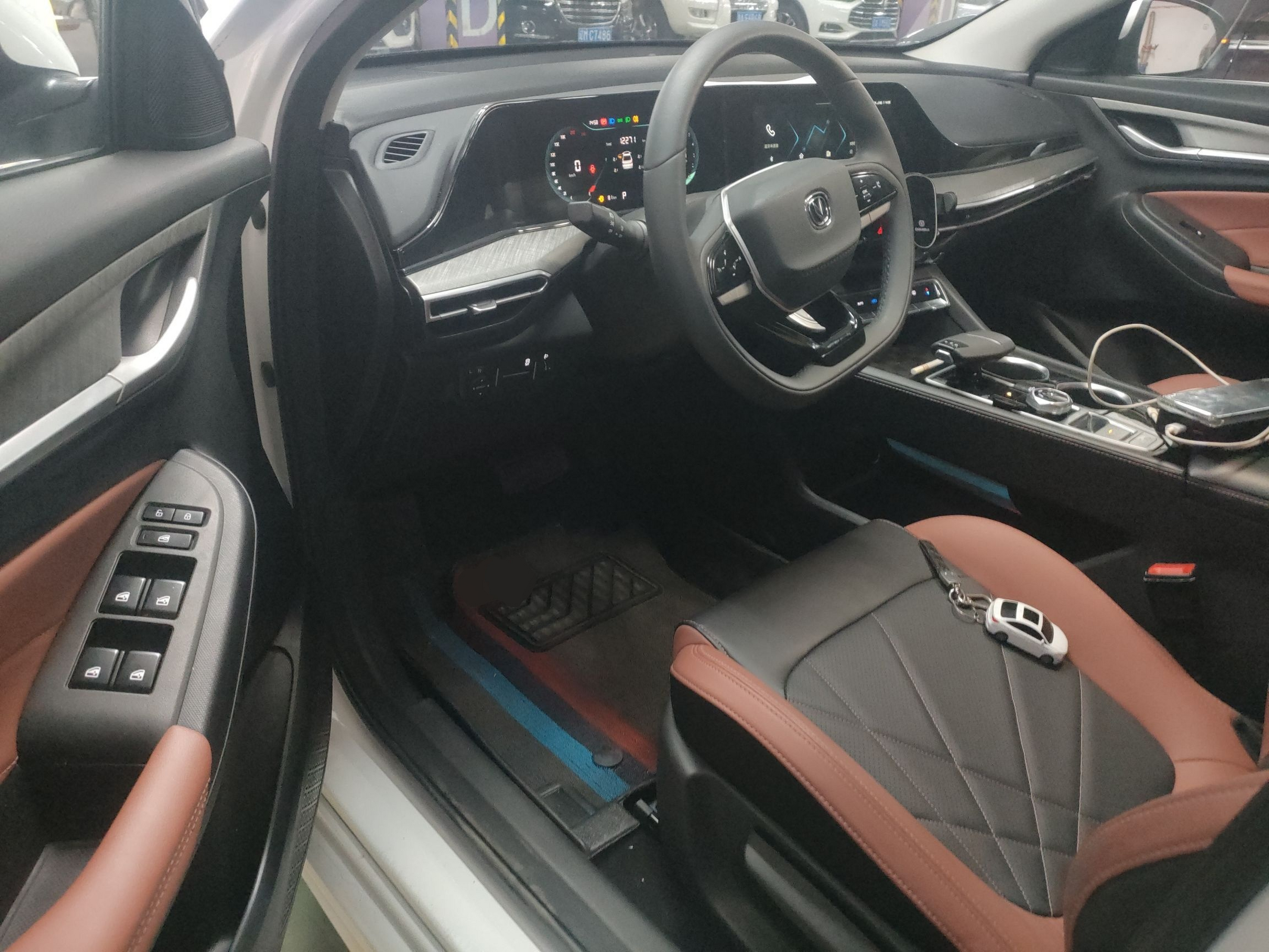 Переднее сиденье в автомобиле