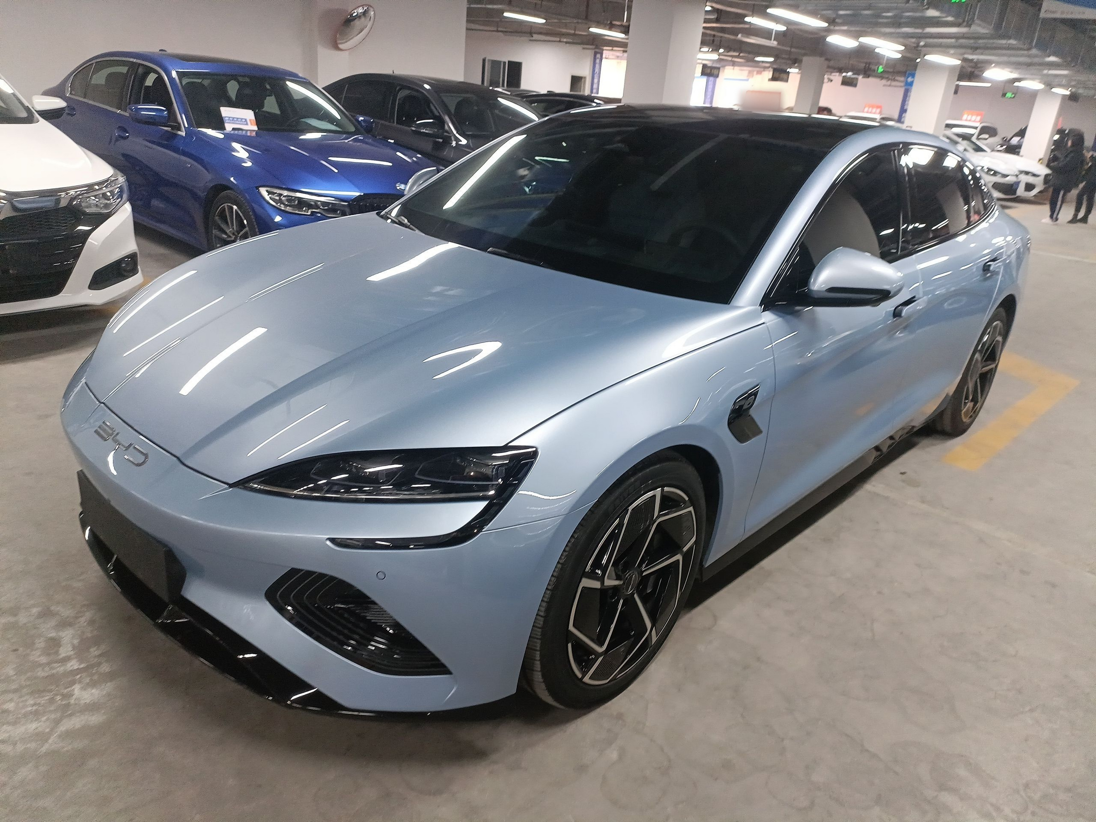 تحت مقدمة السيارة