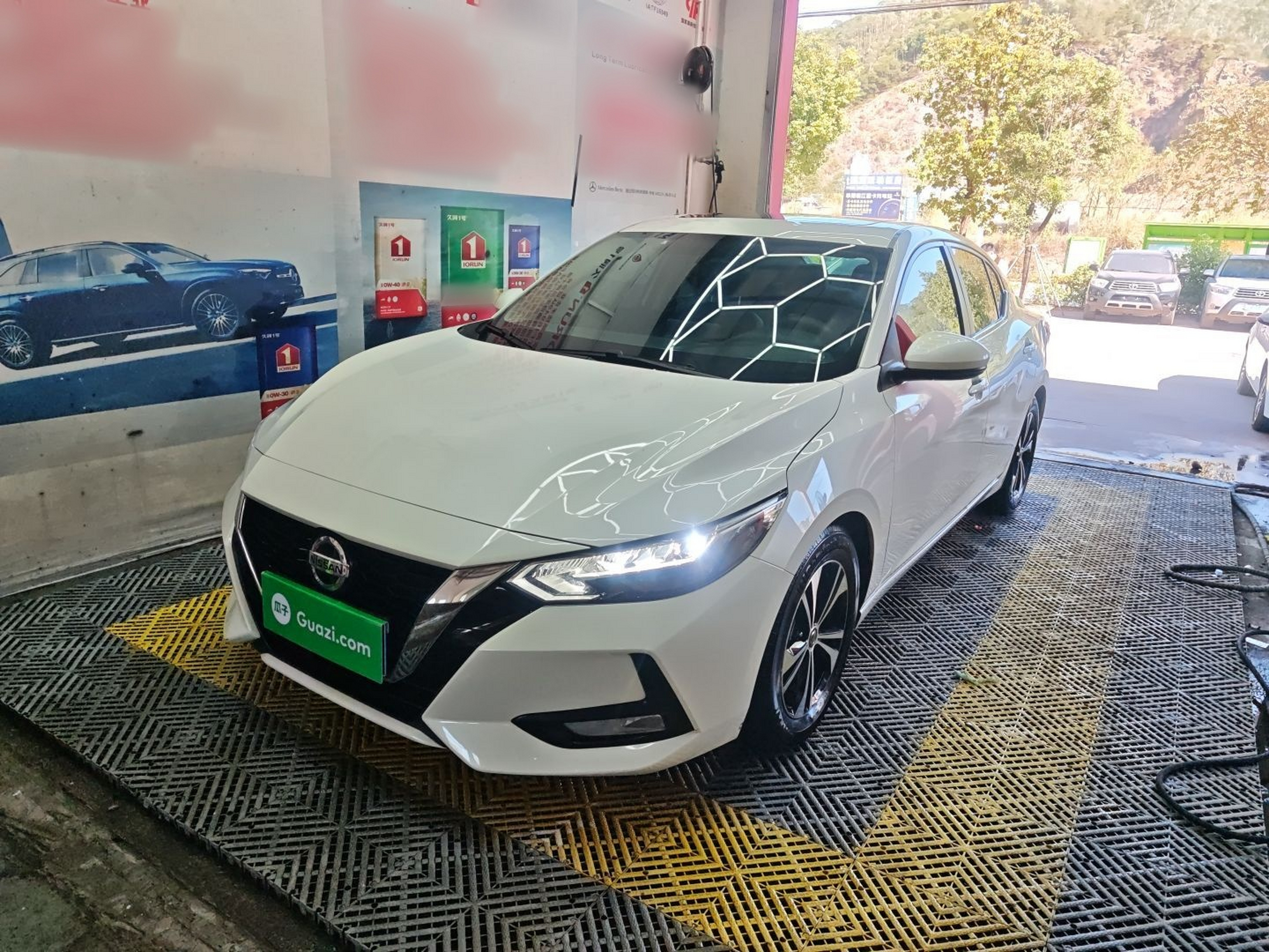 تحت مقدمة السيارة