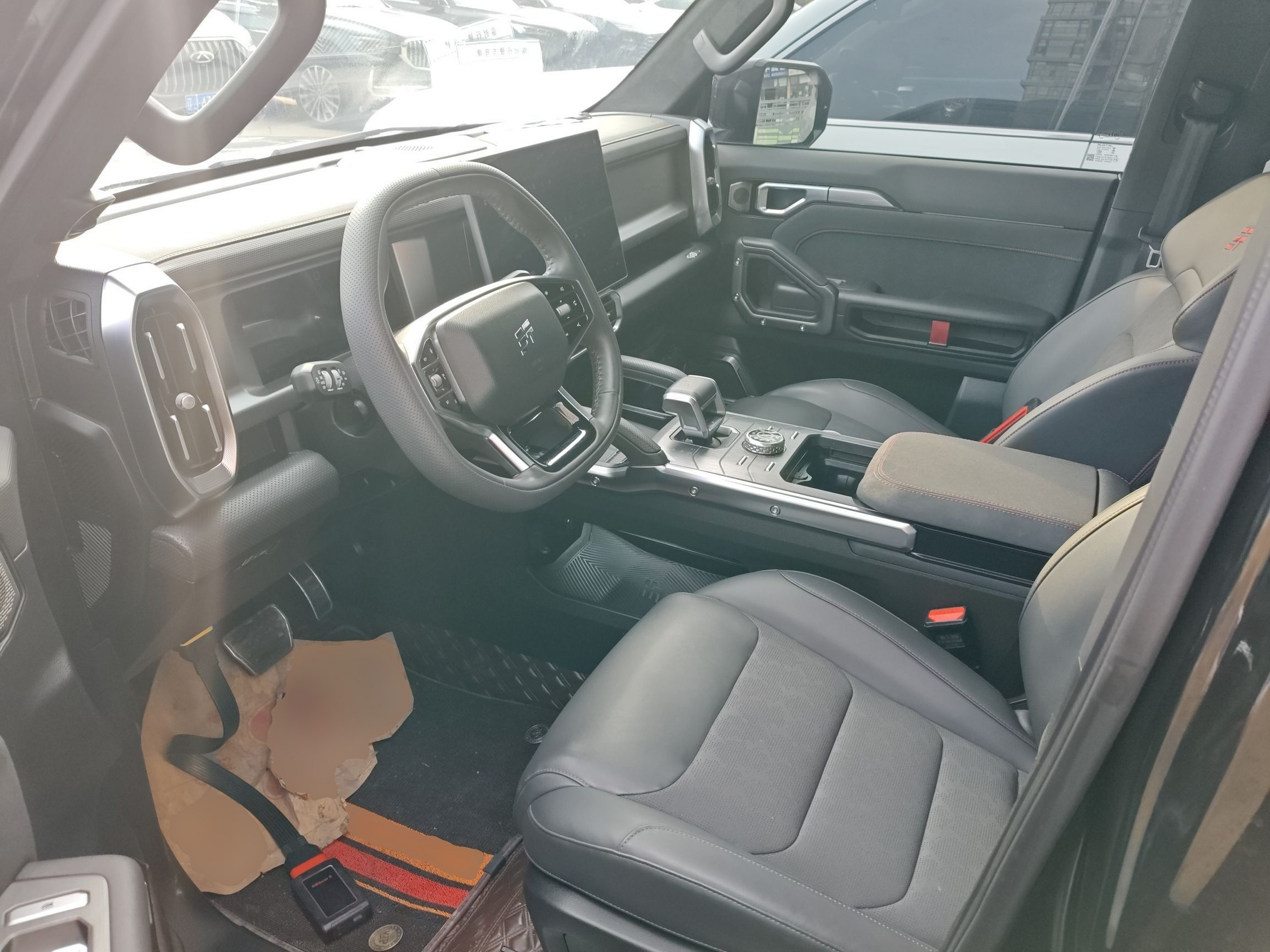 Переднее сиденье в автомобиле