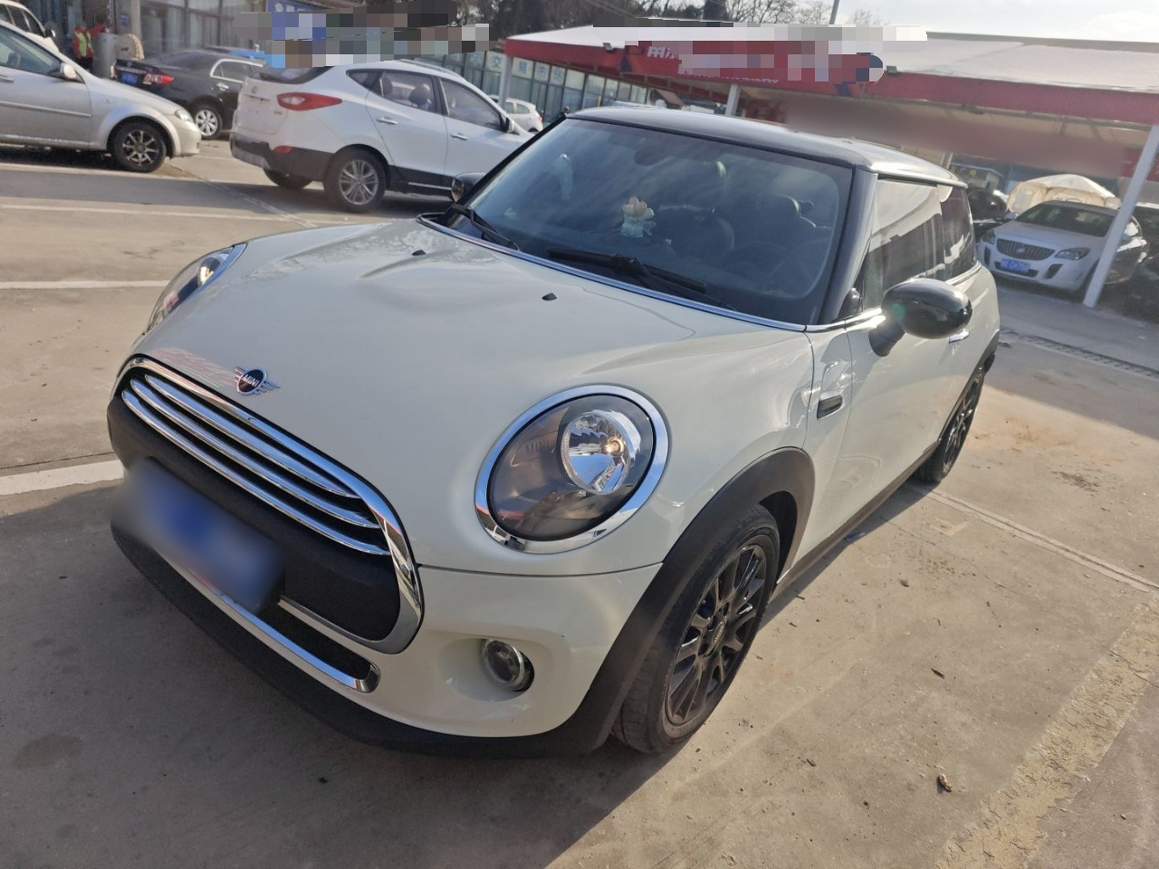 تحت مقدمة السيارة