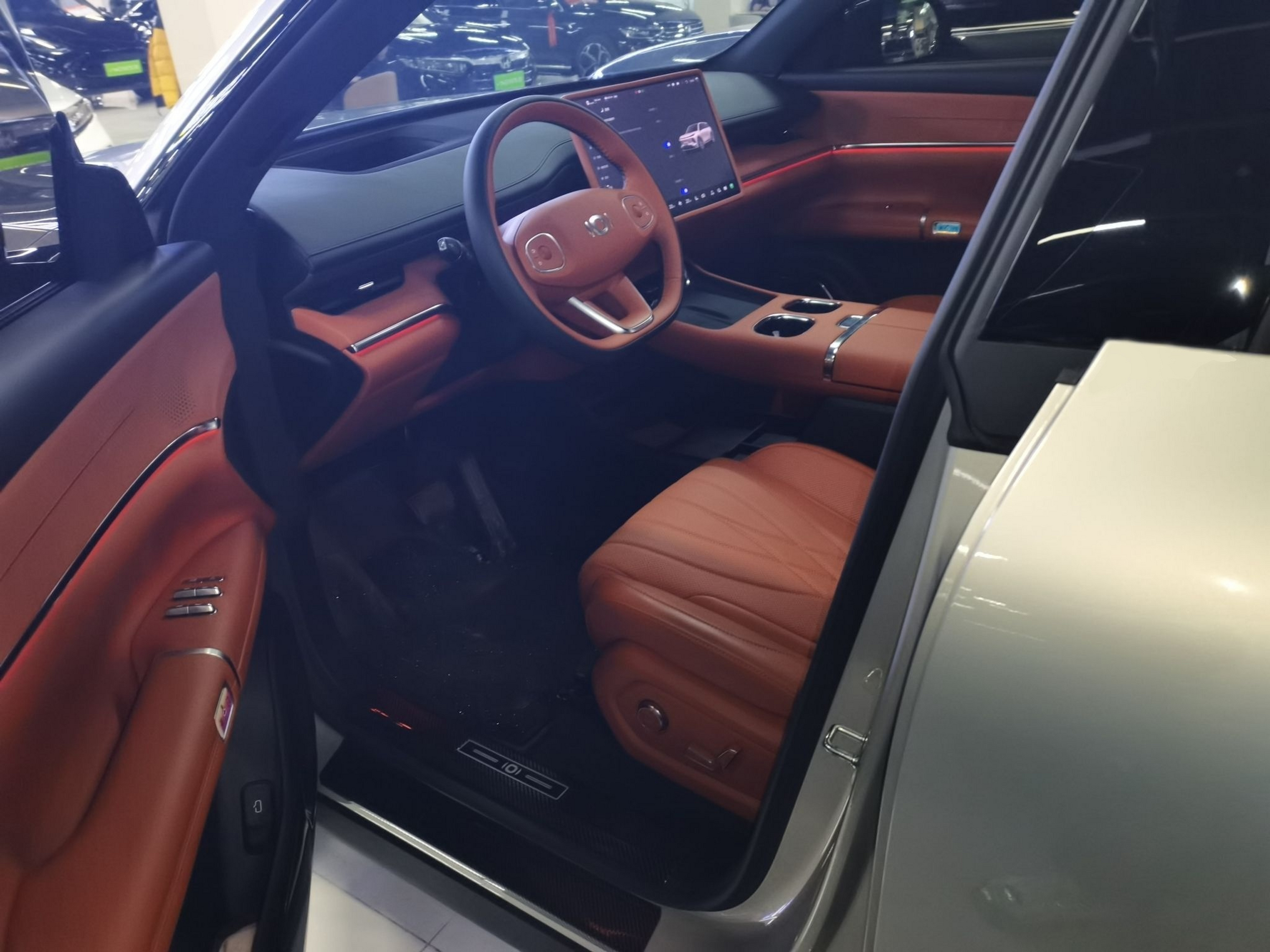 Переднее сиденье в автомобиле