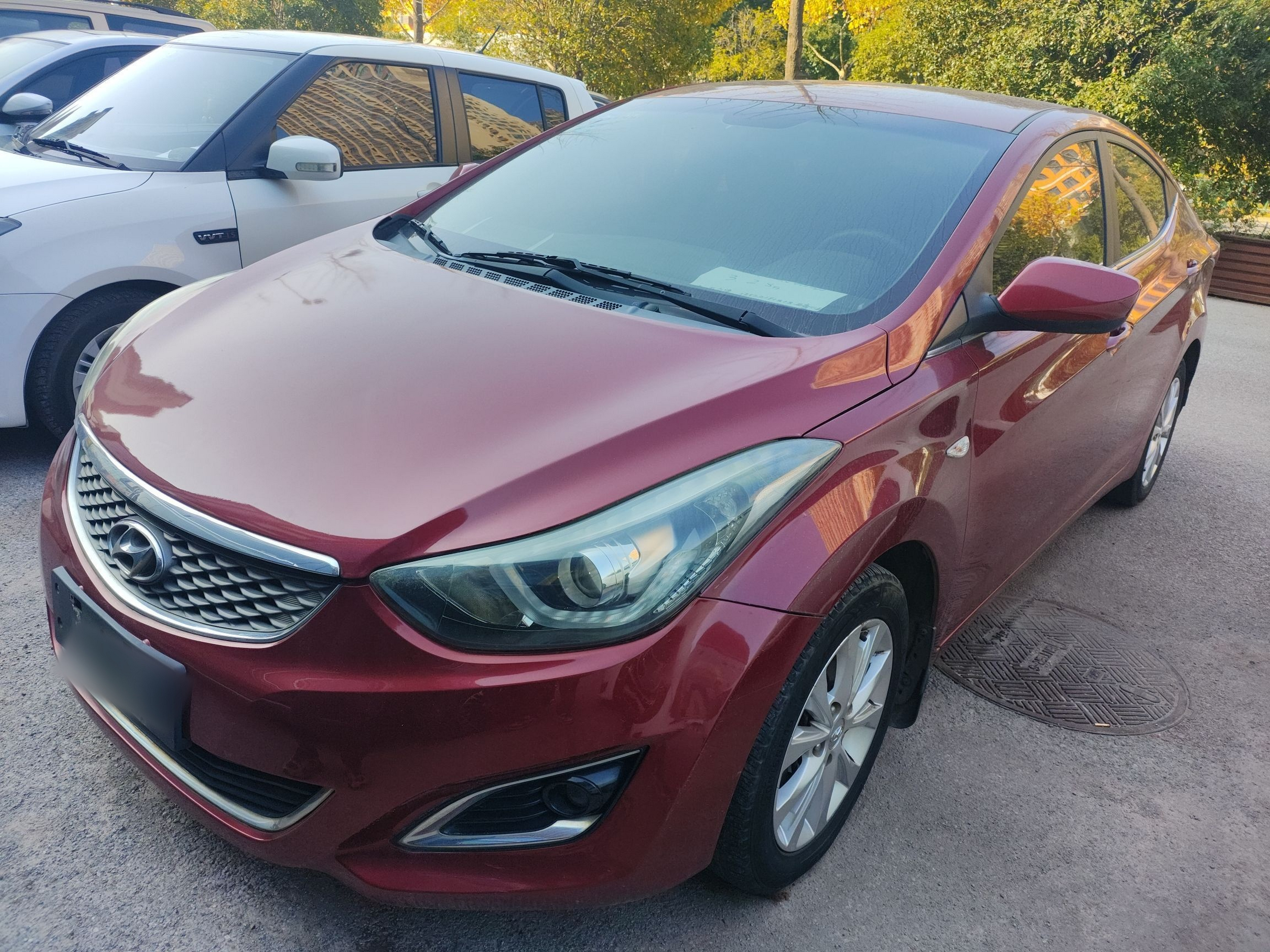 تحت مقدمة السيارة