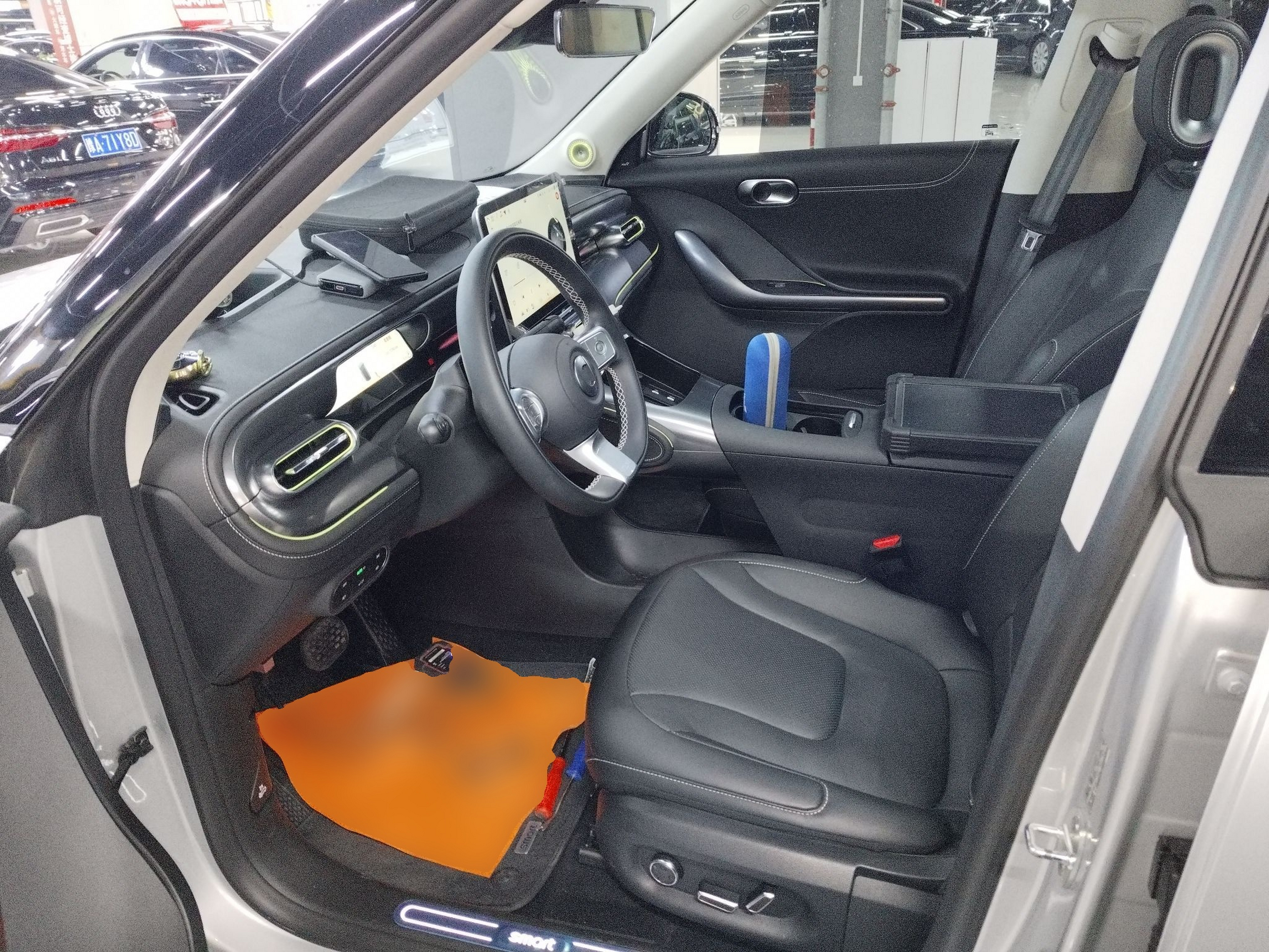 Переднее сиденье в автомобиле