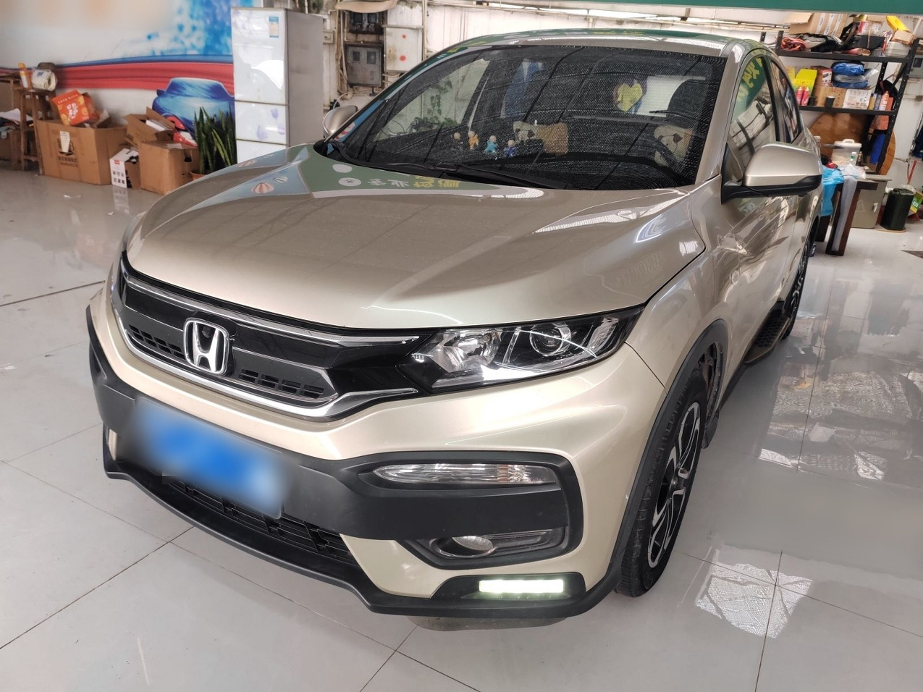 تحت مقدمة السيارة