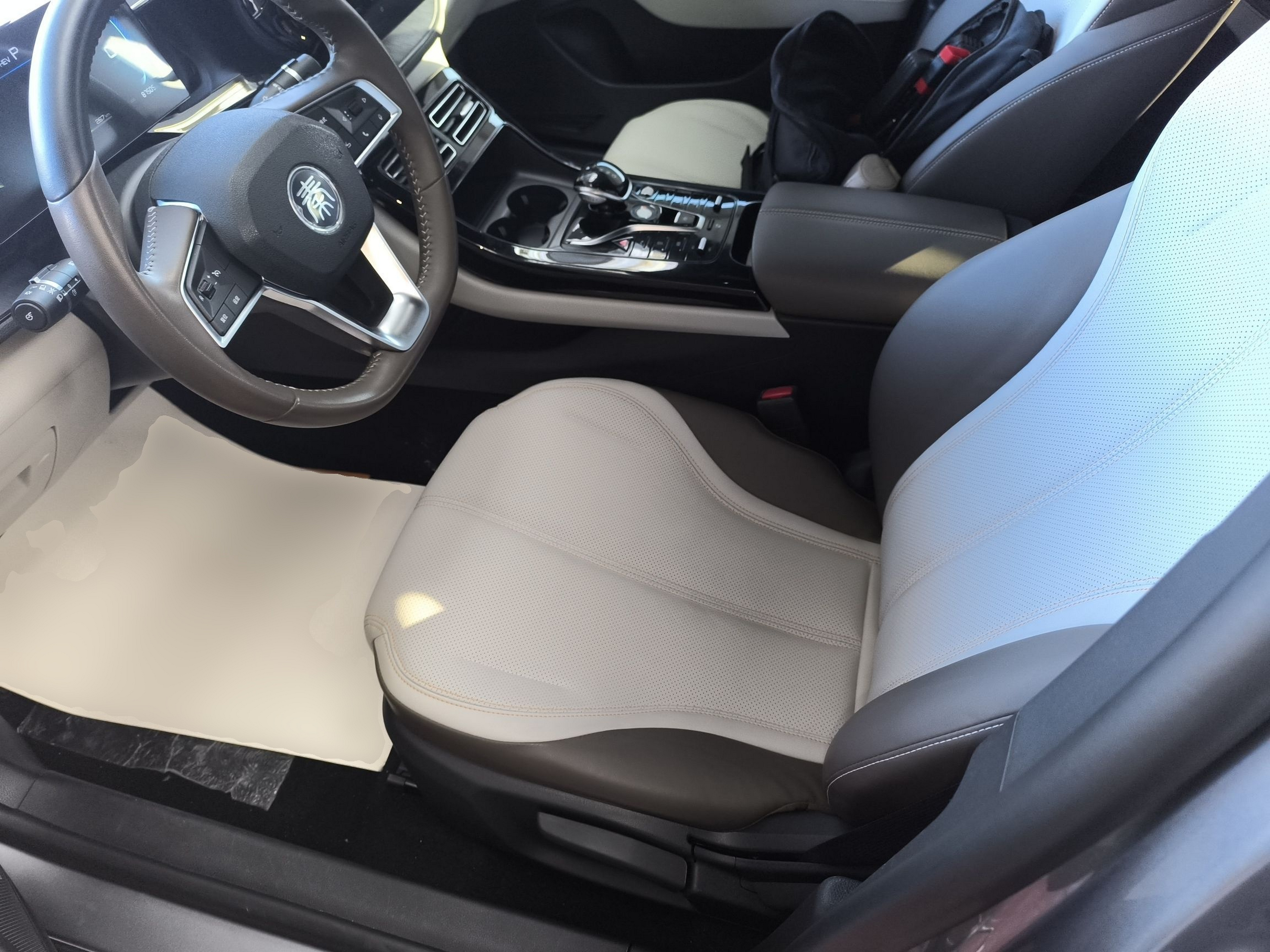 Переднее сиденье в автомобиле