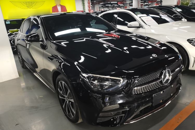 Used Mercedes-Benz E-Class New Energy 2022 Second Facelift E 350 e L Plug-in Hybrid Sports Sedan
