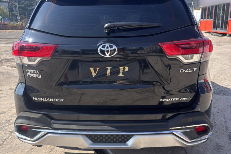 Used Toyota Highlander 2018 2.0T Four-Wheel Drive Ultimate Edition 7-Seater Emission Standard China V
