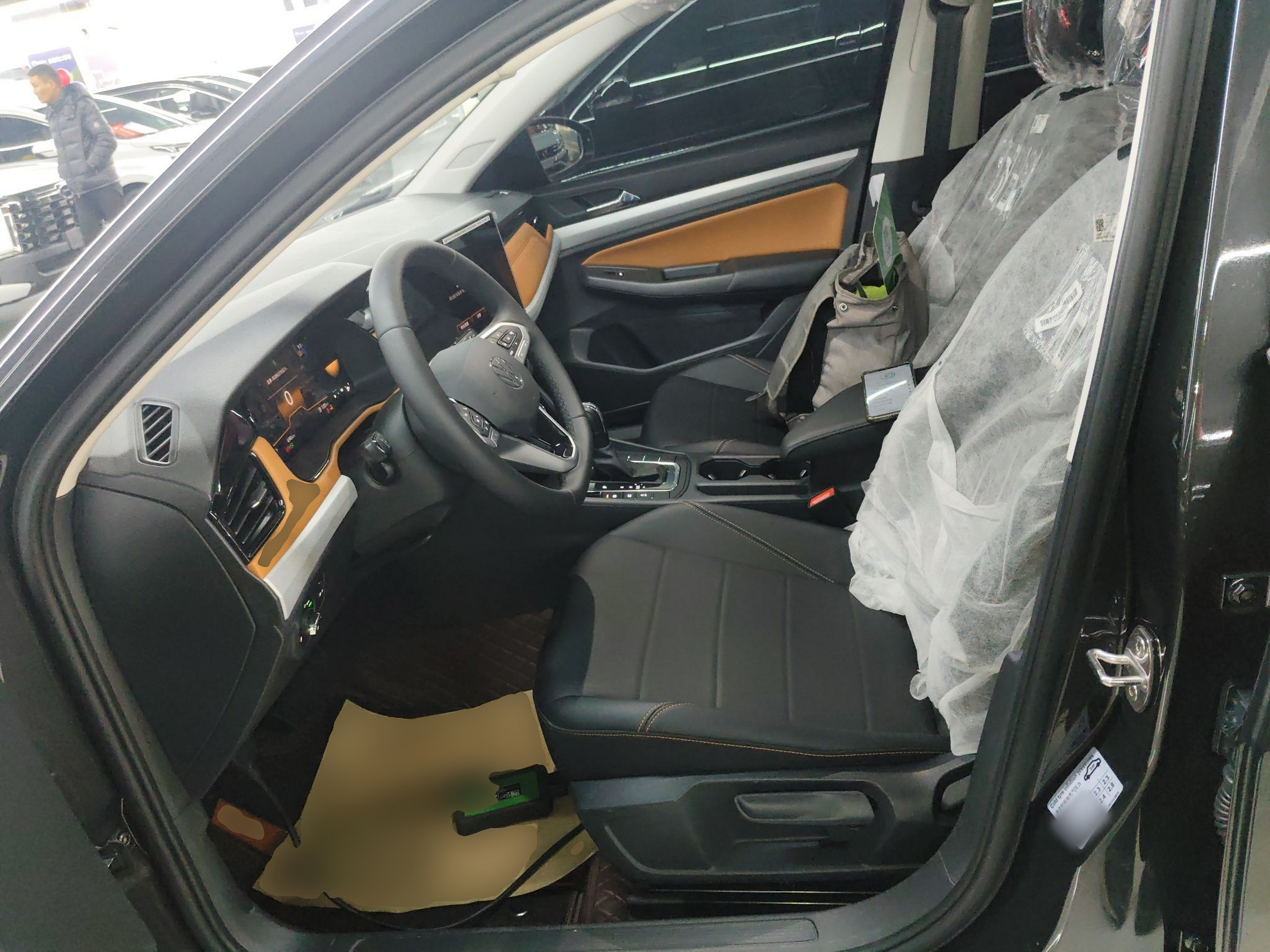 Переднее сиденье в автомобиле