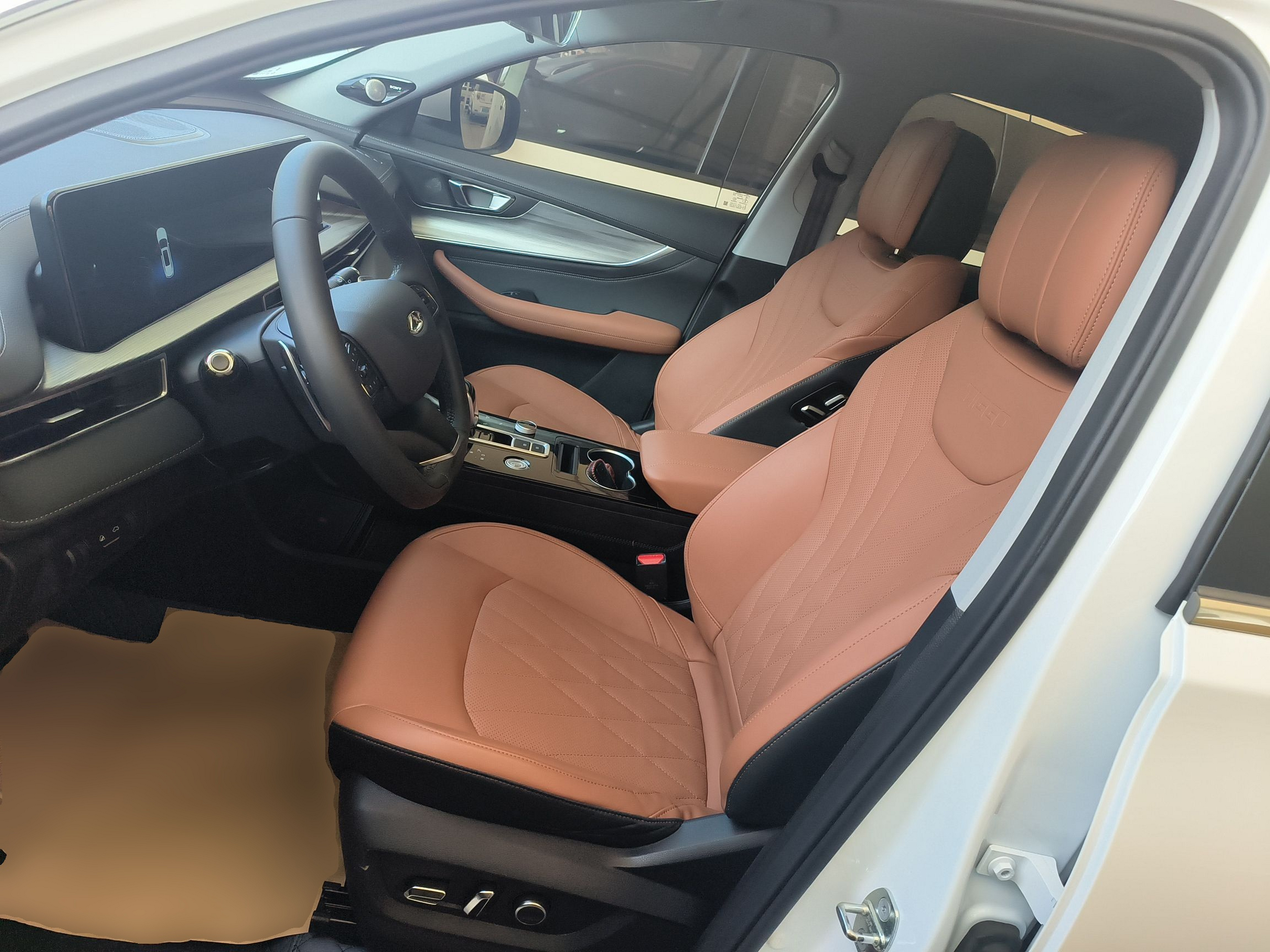 Переднее сиденье в автомобиле