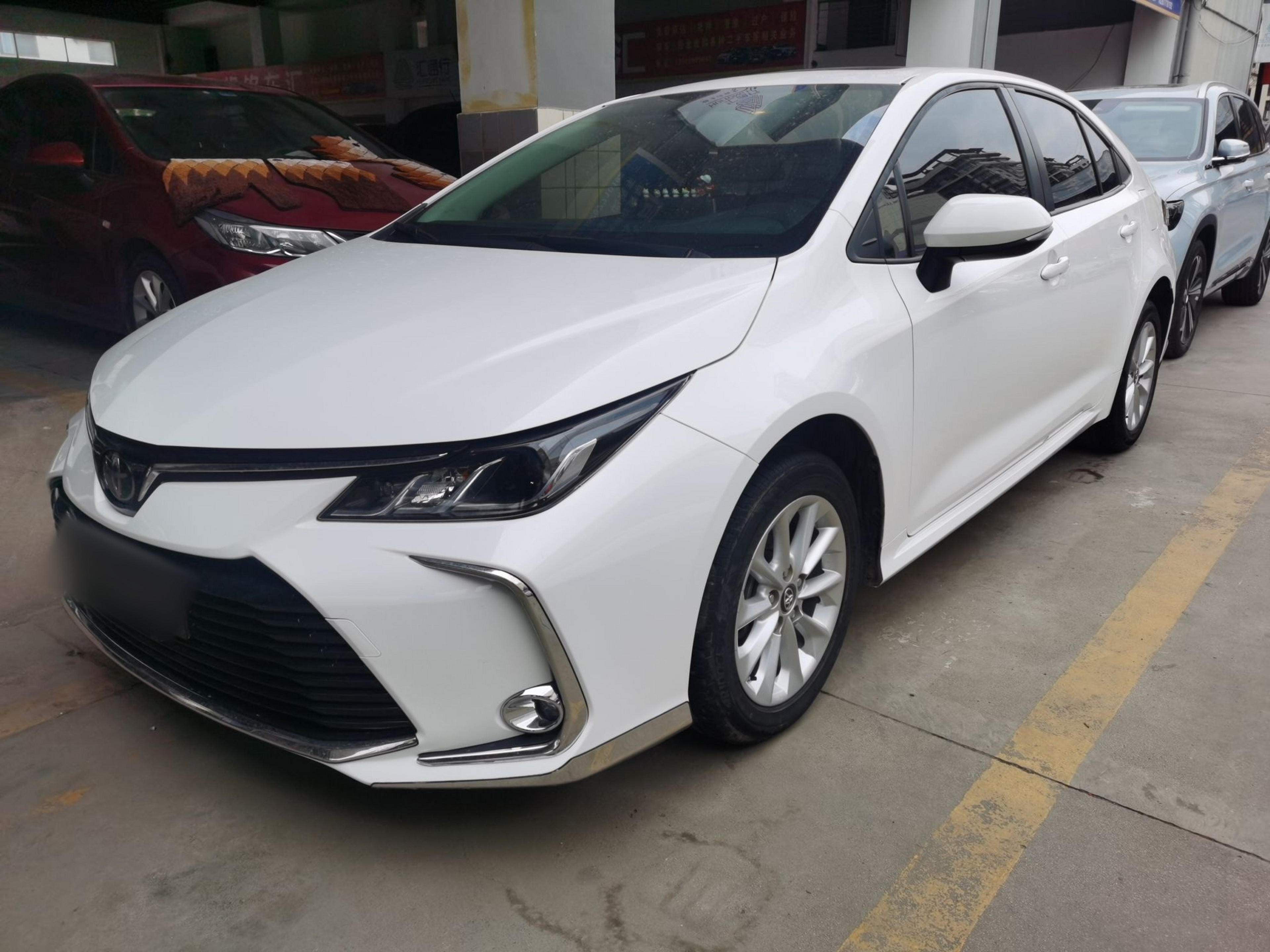 تحت مقدمة السيارة