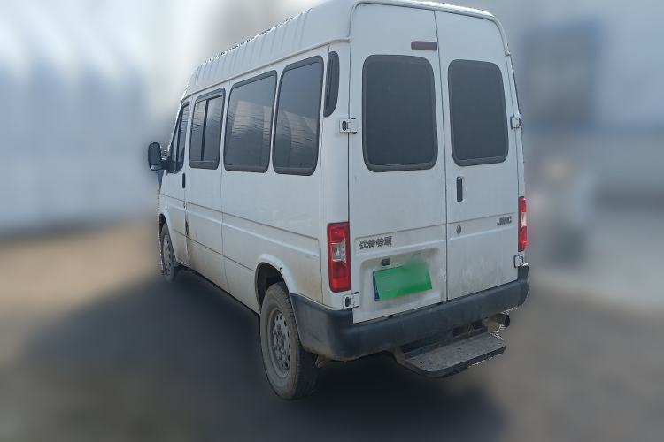 Used JMC Transit 2019 2.8T Commercial Version Intelligent Automatic Transmission Long Wheelbase Mid-Height 6-Seater Rear Single Tire China VI Emission Standard JX493
