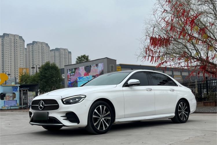 Used Mercedes-Benz E-Class New Energy 2021 E 350 e L Plug-in Hybrid Sports Sedan