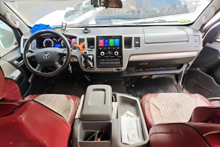 Used Foton Scenic G9 2021 2.4L Gasoline Commercial Version Long Wheelbase High Roof 6-Seater with Clear Windows Model 4K22D4M
