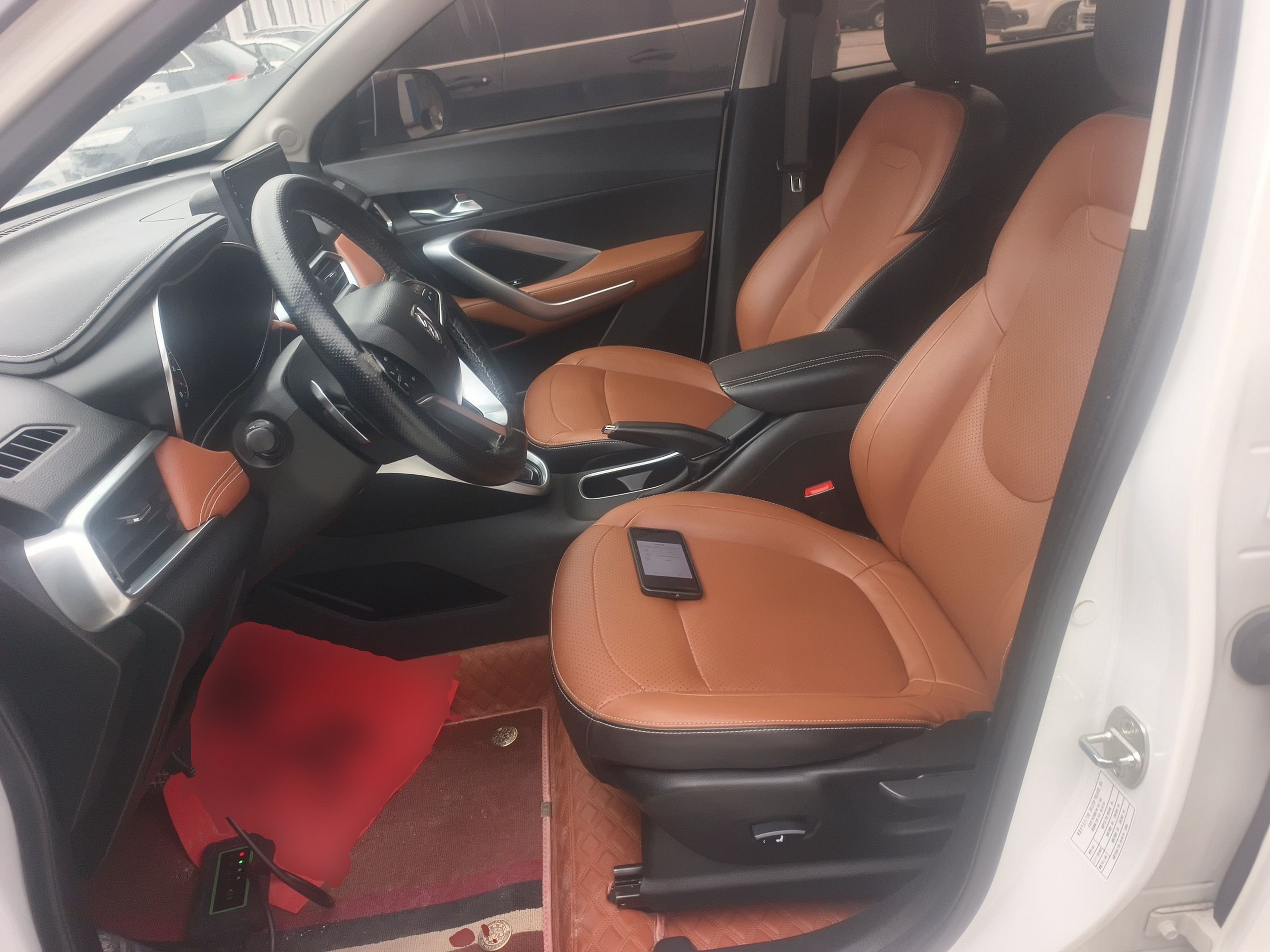 Переднее сиденье в автомобиле