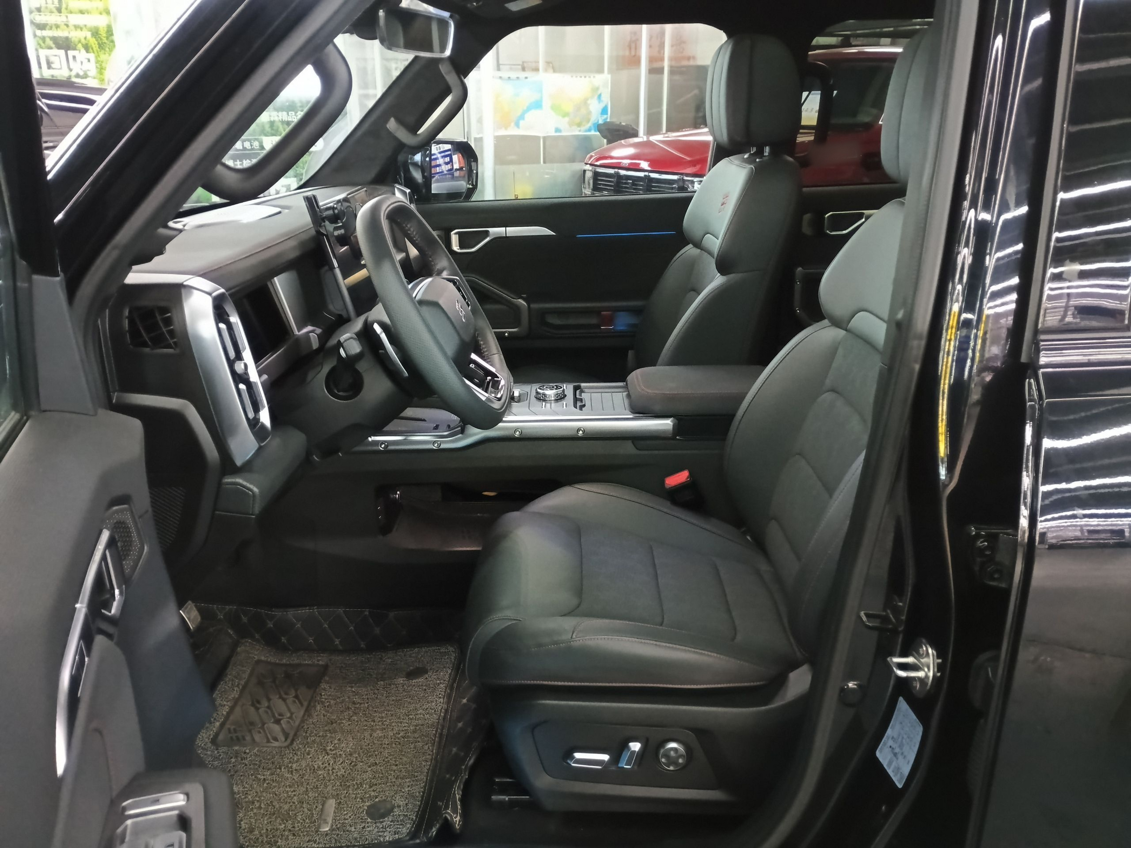 Переднее сиденье в автомобиле