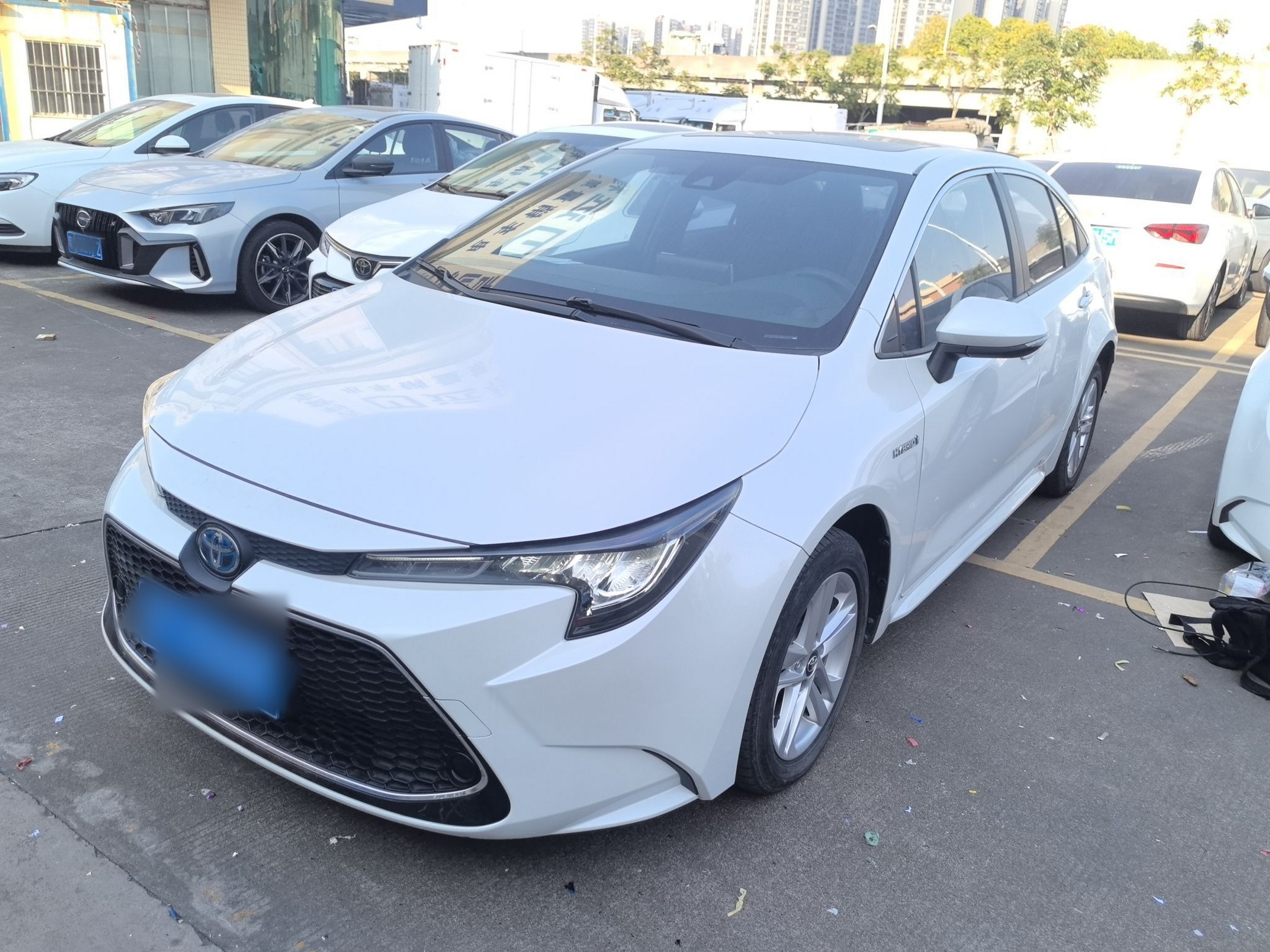 تحت مقدمة السيارة