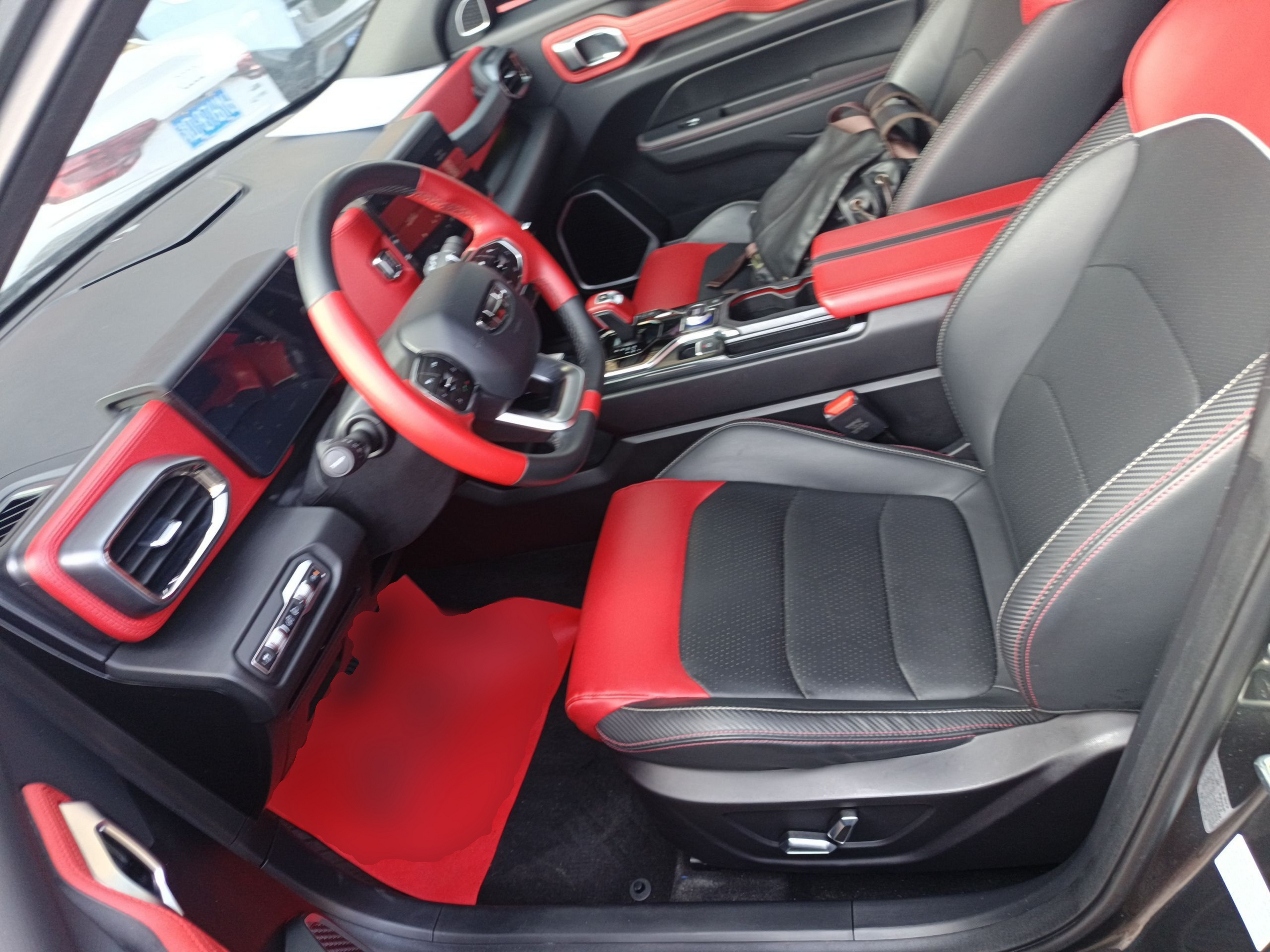 Переднее сиденье в автомобиле