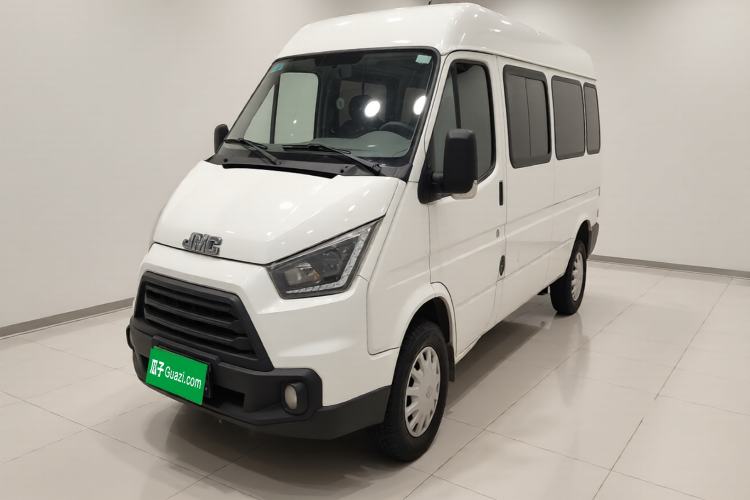 Used JMC Transit 2019 2.8T Commercial Version Intelligent Automatic Transmission Long Wheelbase Mid-Height 6-Seater Rear Single Tire China VI Emission Standard JX493
