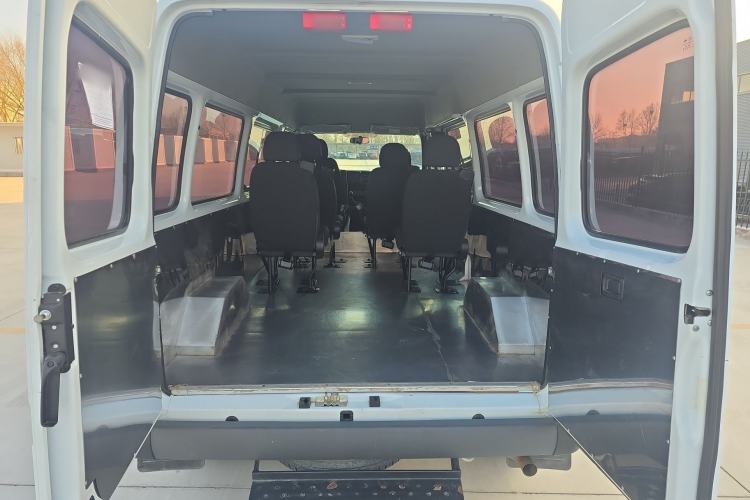 Used JMC Transit 2021 2.8T Space King Standard Version Long Wheelbase Mid-Height Roof Rear Single Tire – Step 6-Seater Diesel China VI Emission Standard JX493
