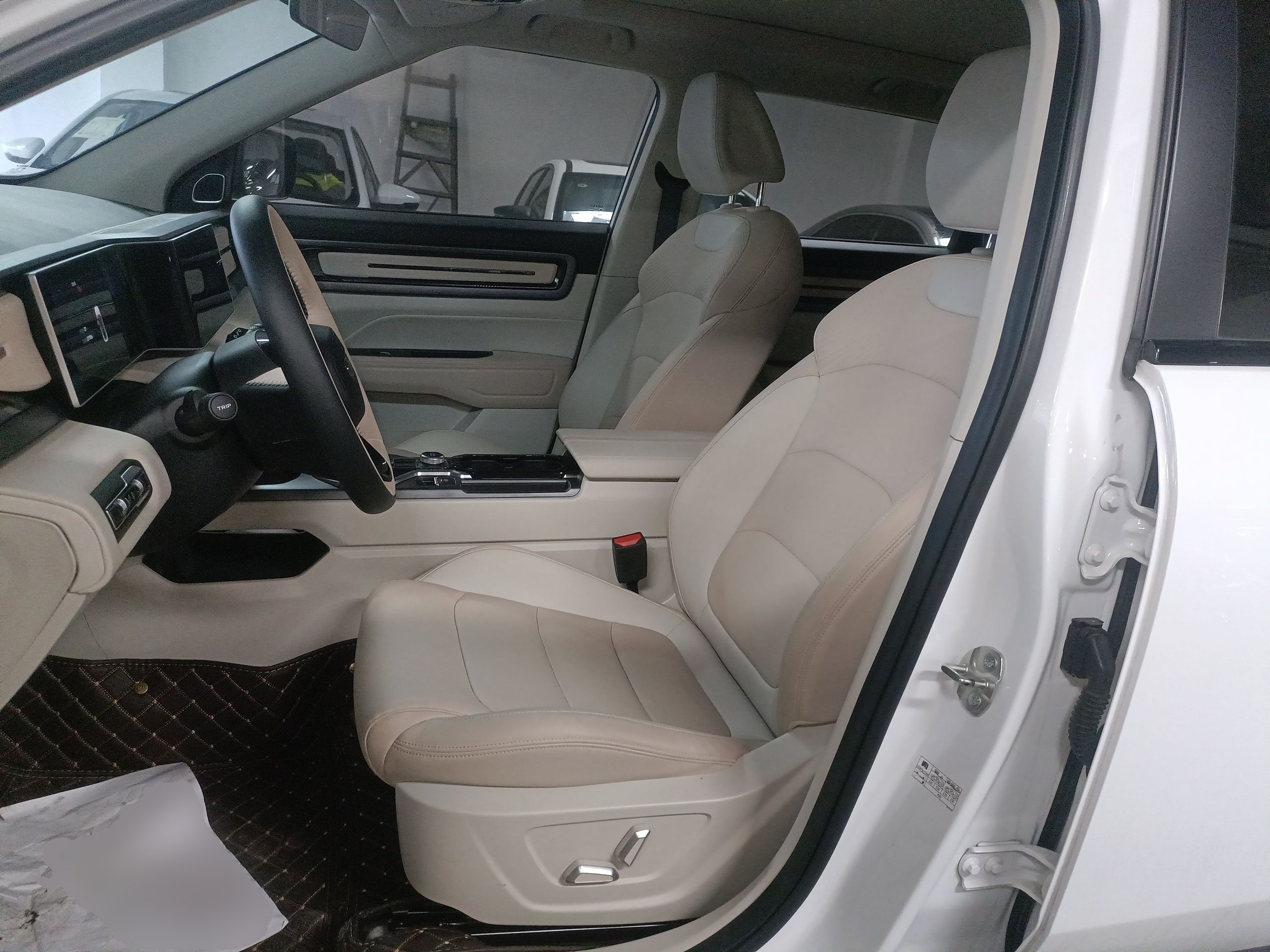 Переднее сиденье в автомобиле