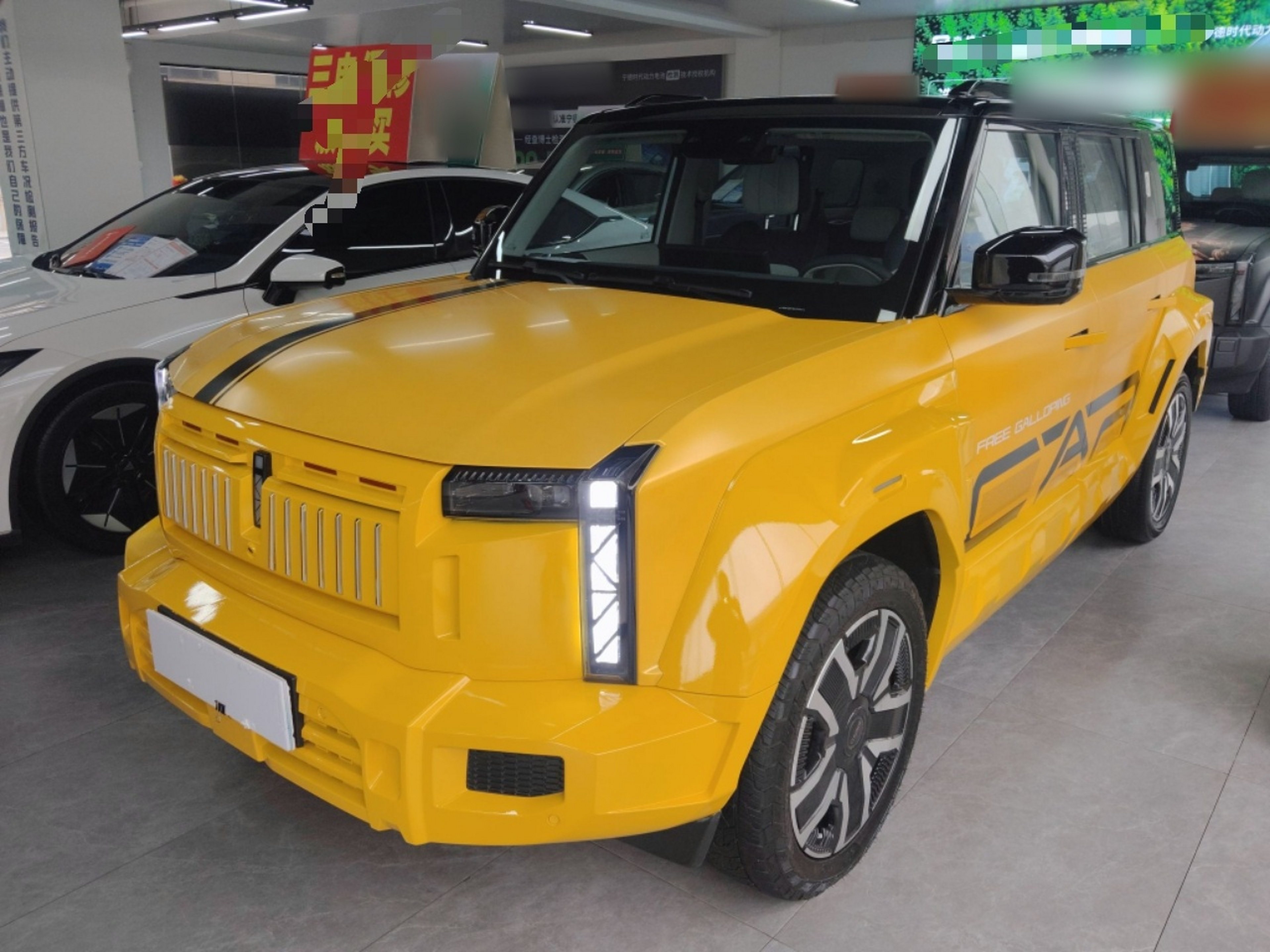 تحت مقدمة السيارة