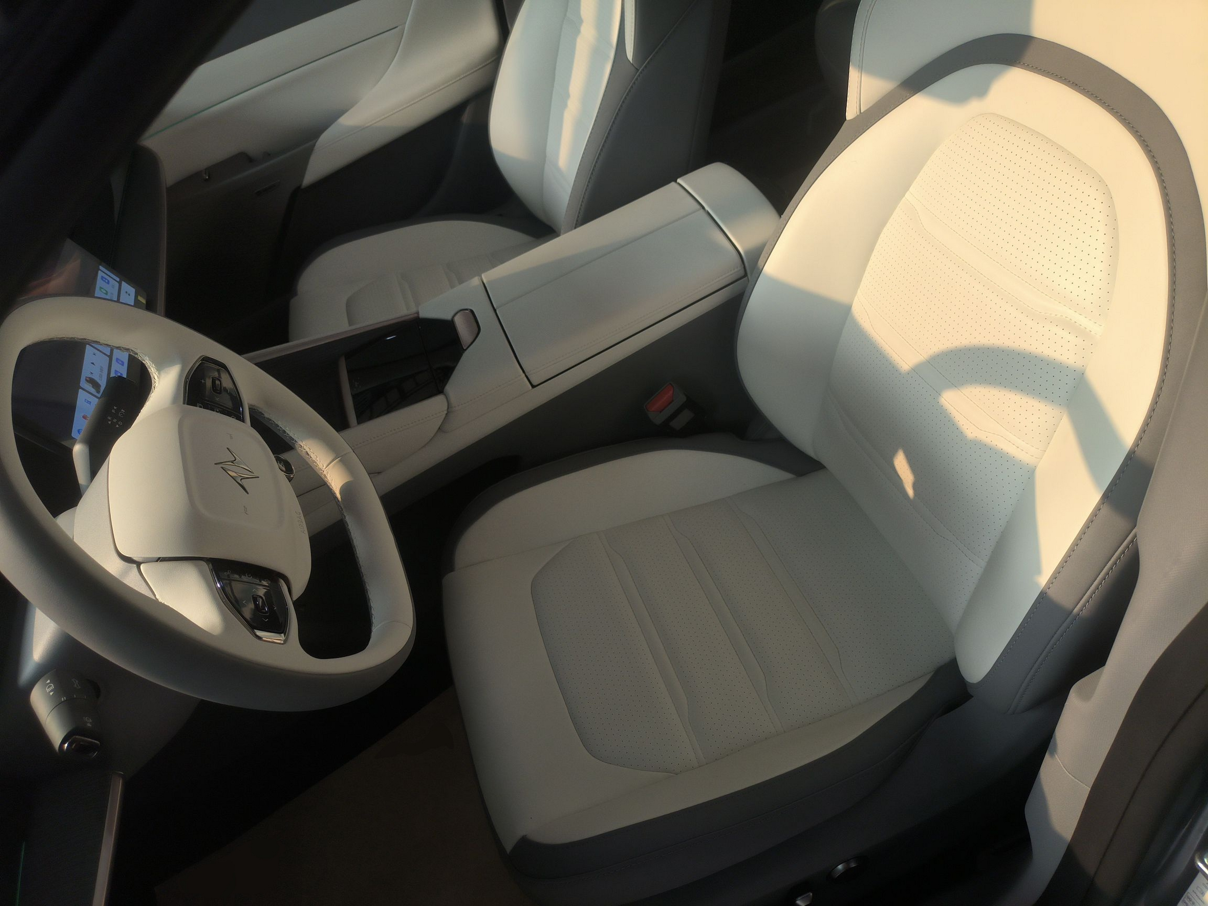 Переднее сиденье в автомобиле