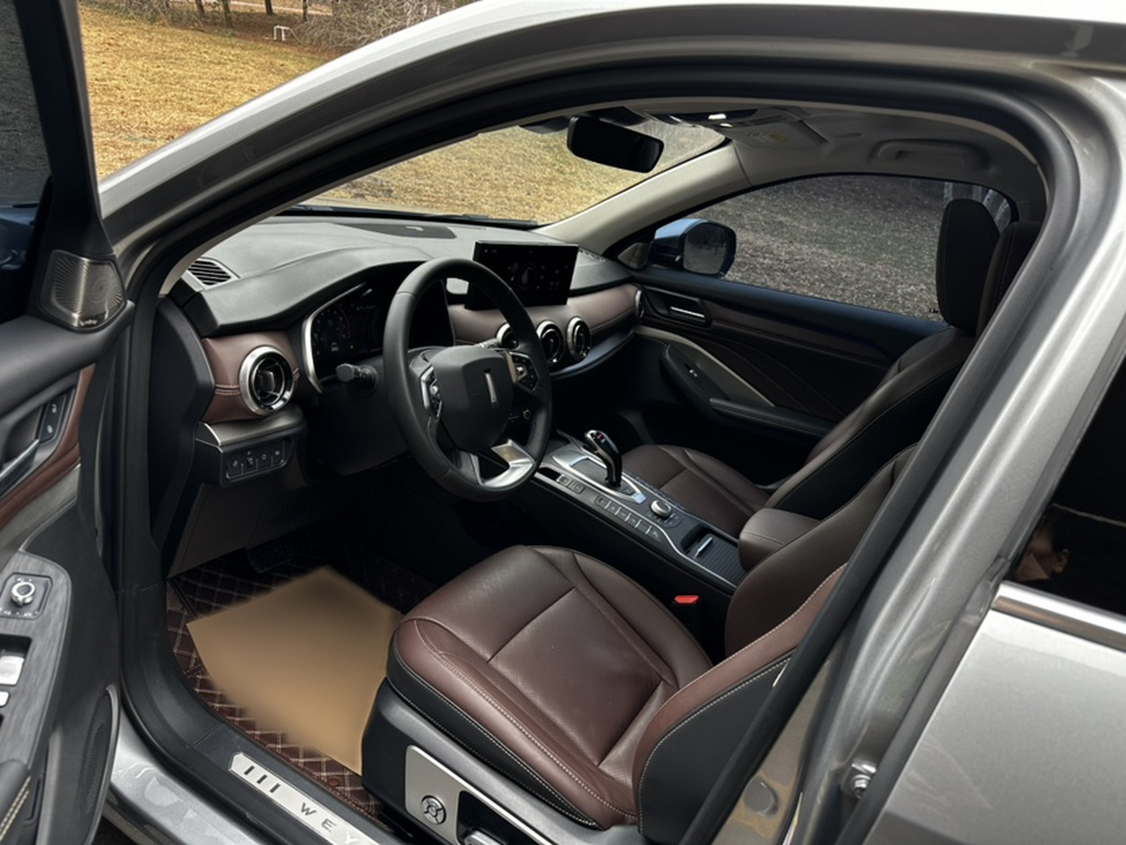 Переднее сиденье в автомобиле