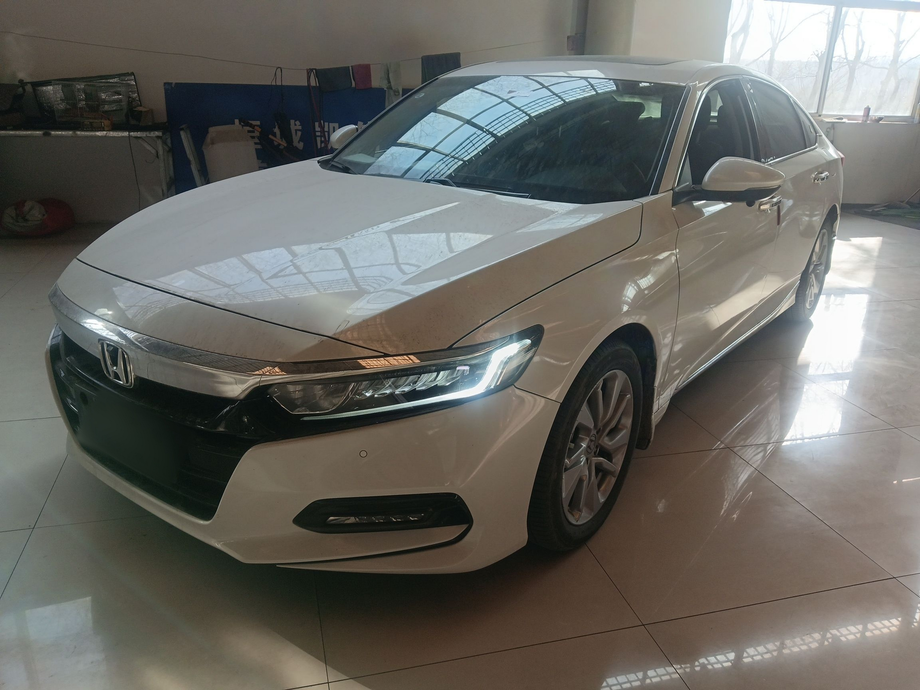 تحت مقدمة السيارة