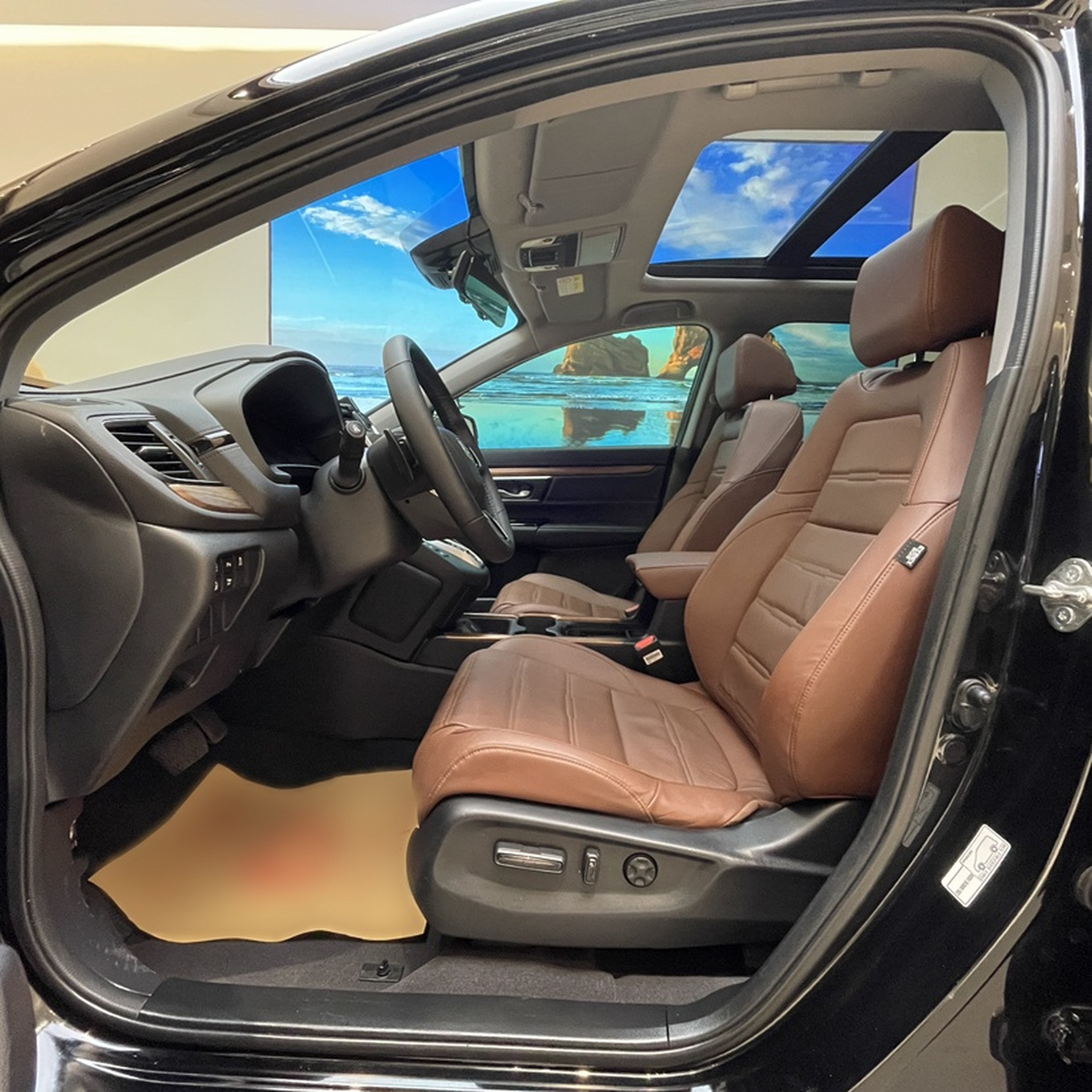 Переднее сиденье в автомобиле