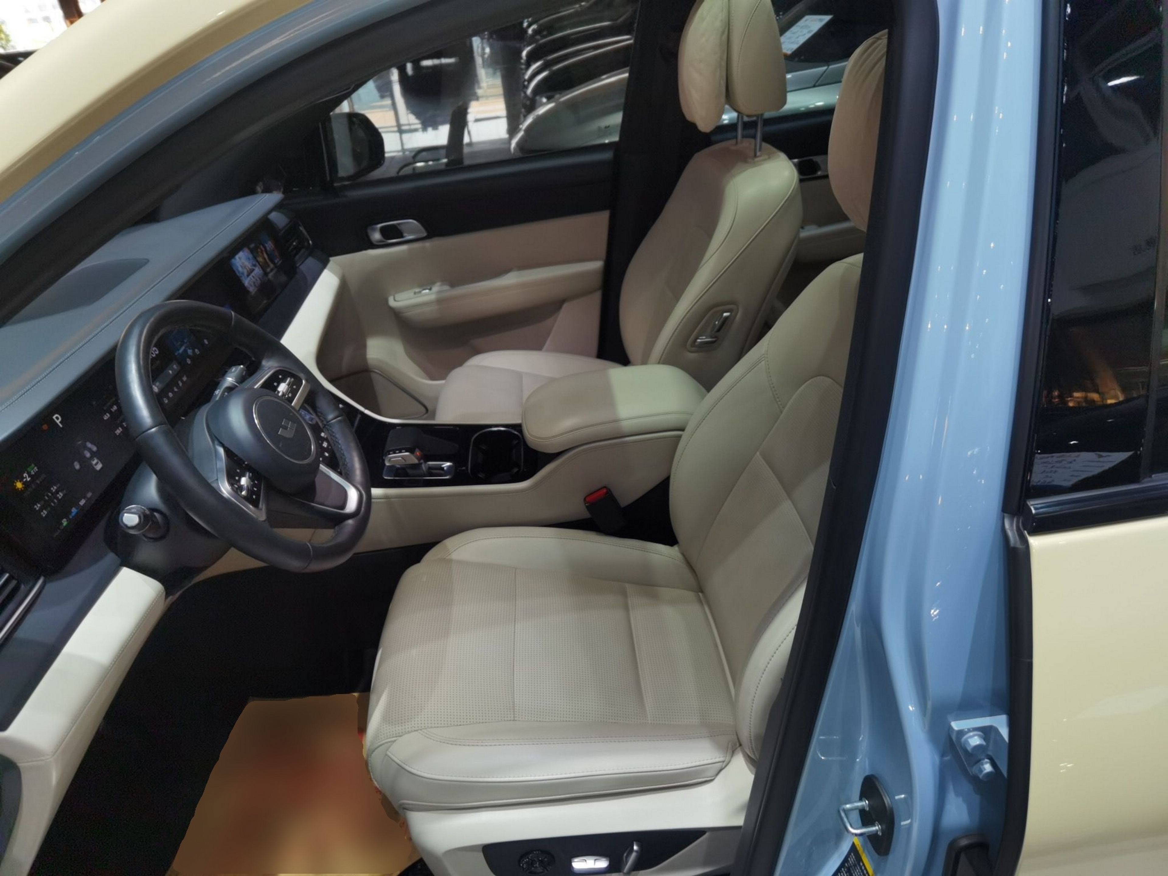 Переднее сиденье в автомобиле