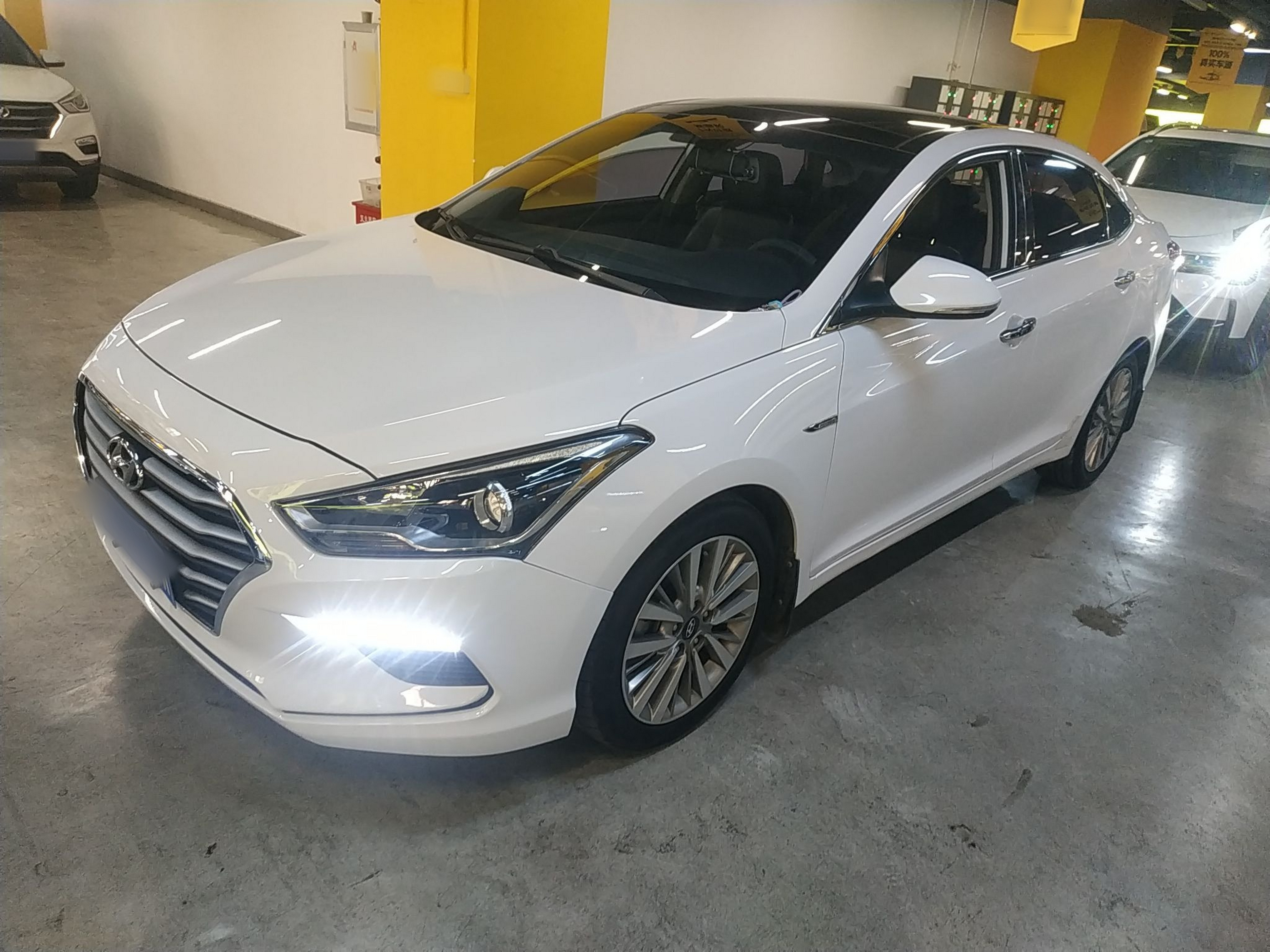 تحت مقدمة السيارة