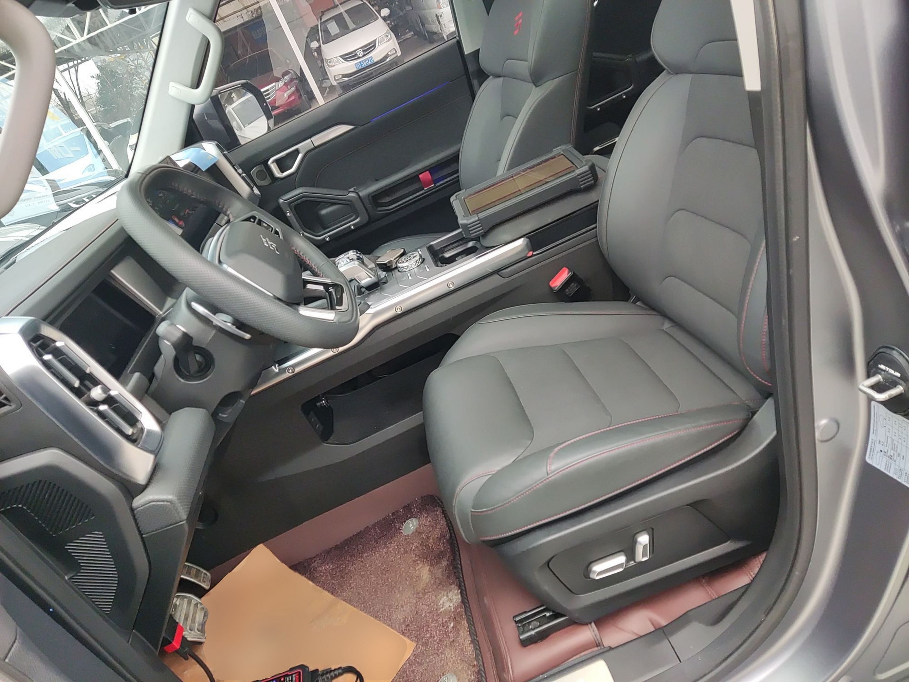 Переднее сиденье в автомобиле