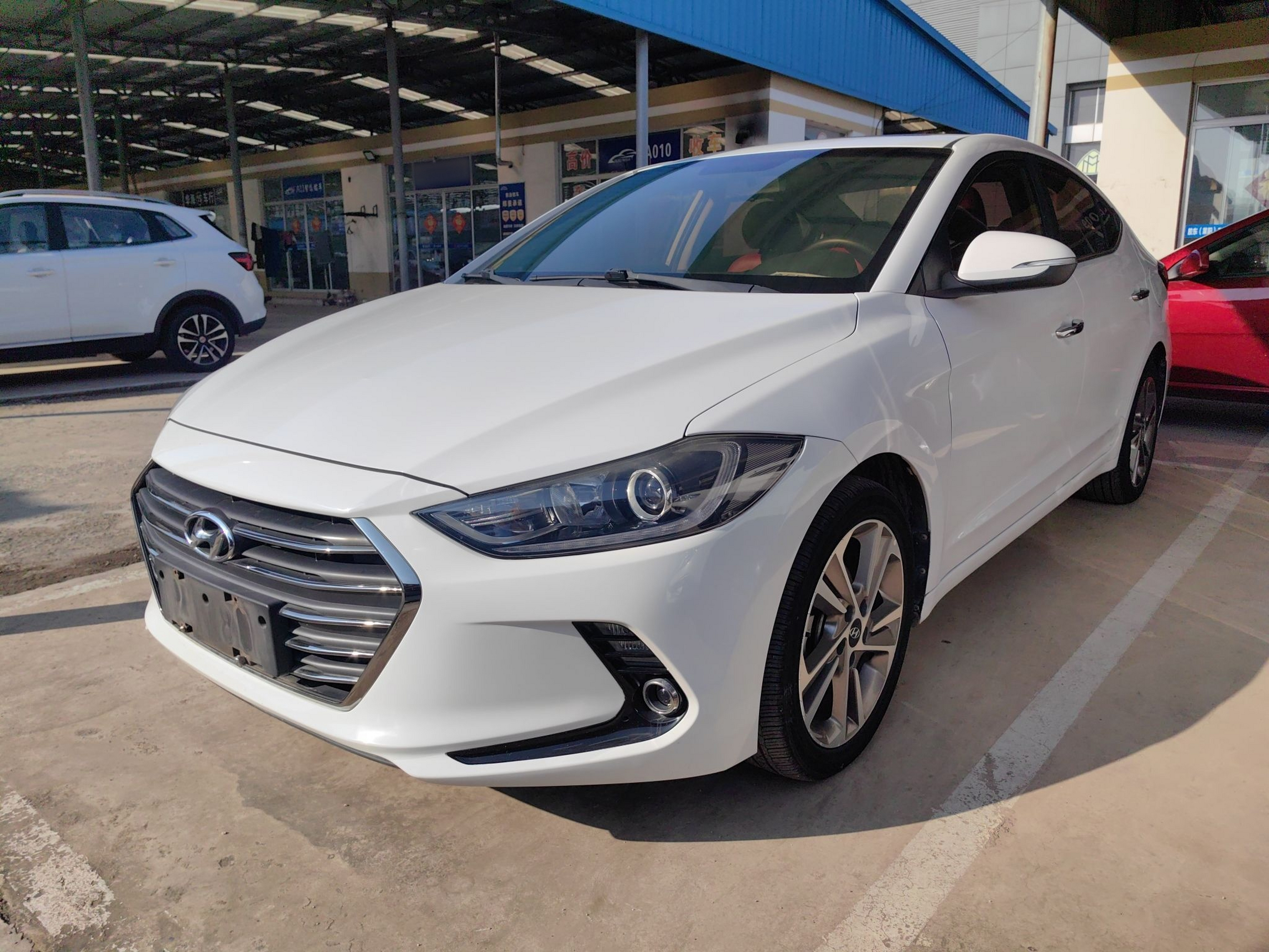 تحت مقدمة السيارة