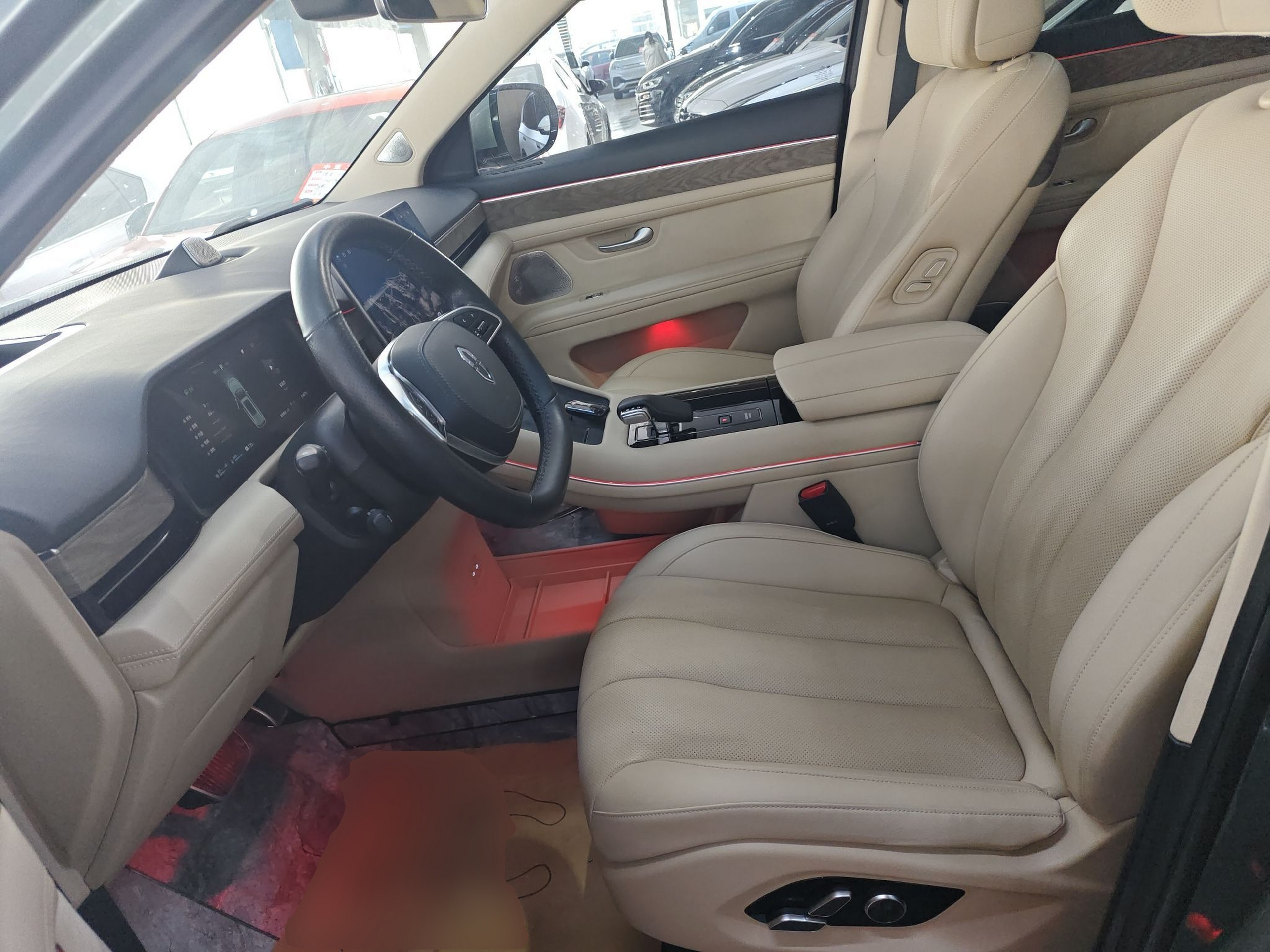 Переднее сиденье в автомобиле