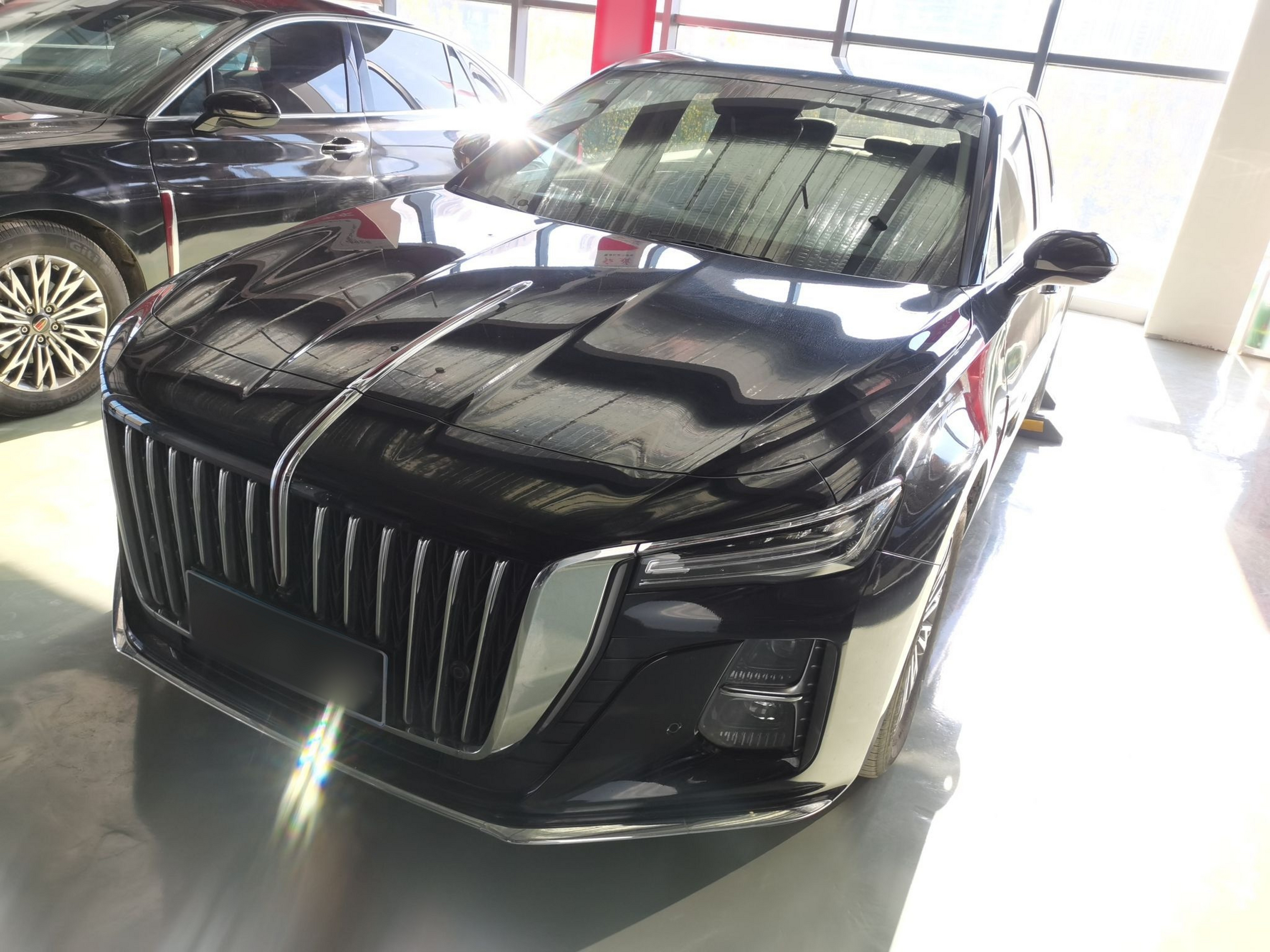 تحت مقدمة السيارة