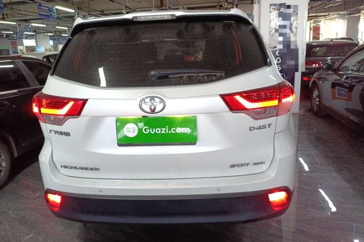 Used Toyota Highlander 2018 2.0T Four-Wheel Drive Luxury Version 7 Seats China VI Standard